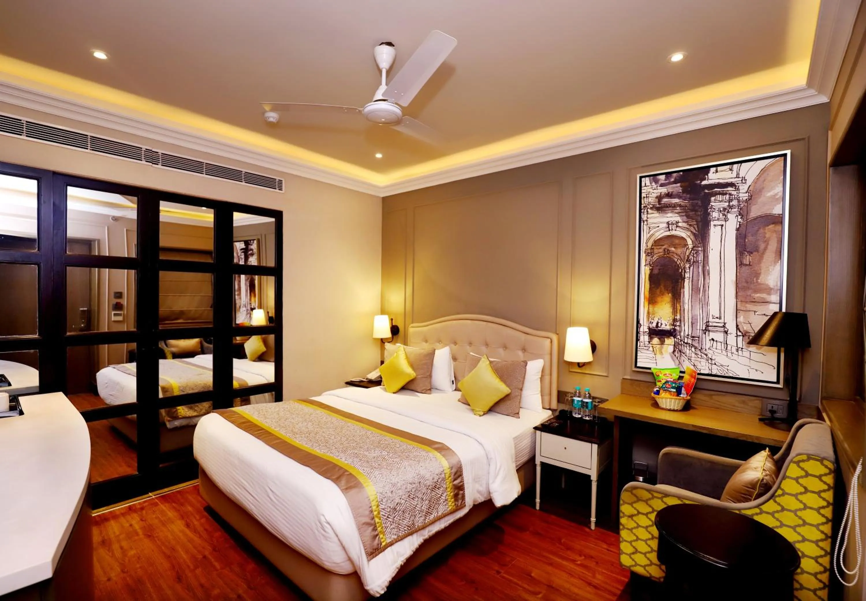 Bedroom, Bed in The Corus Hotel