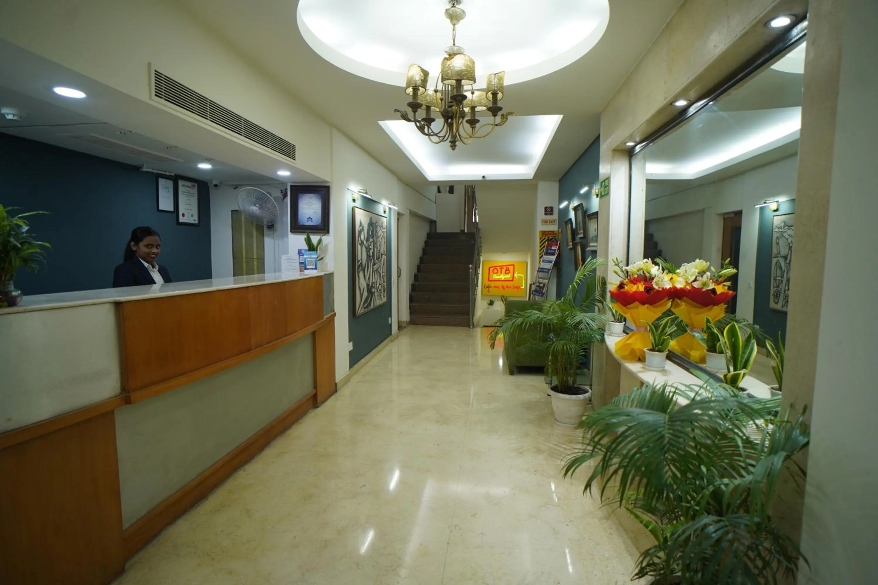 Lobby or reception in The Corus Hotel