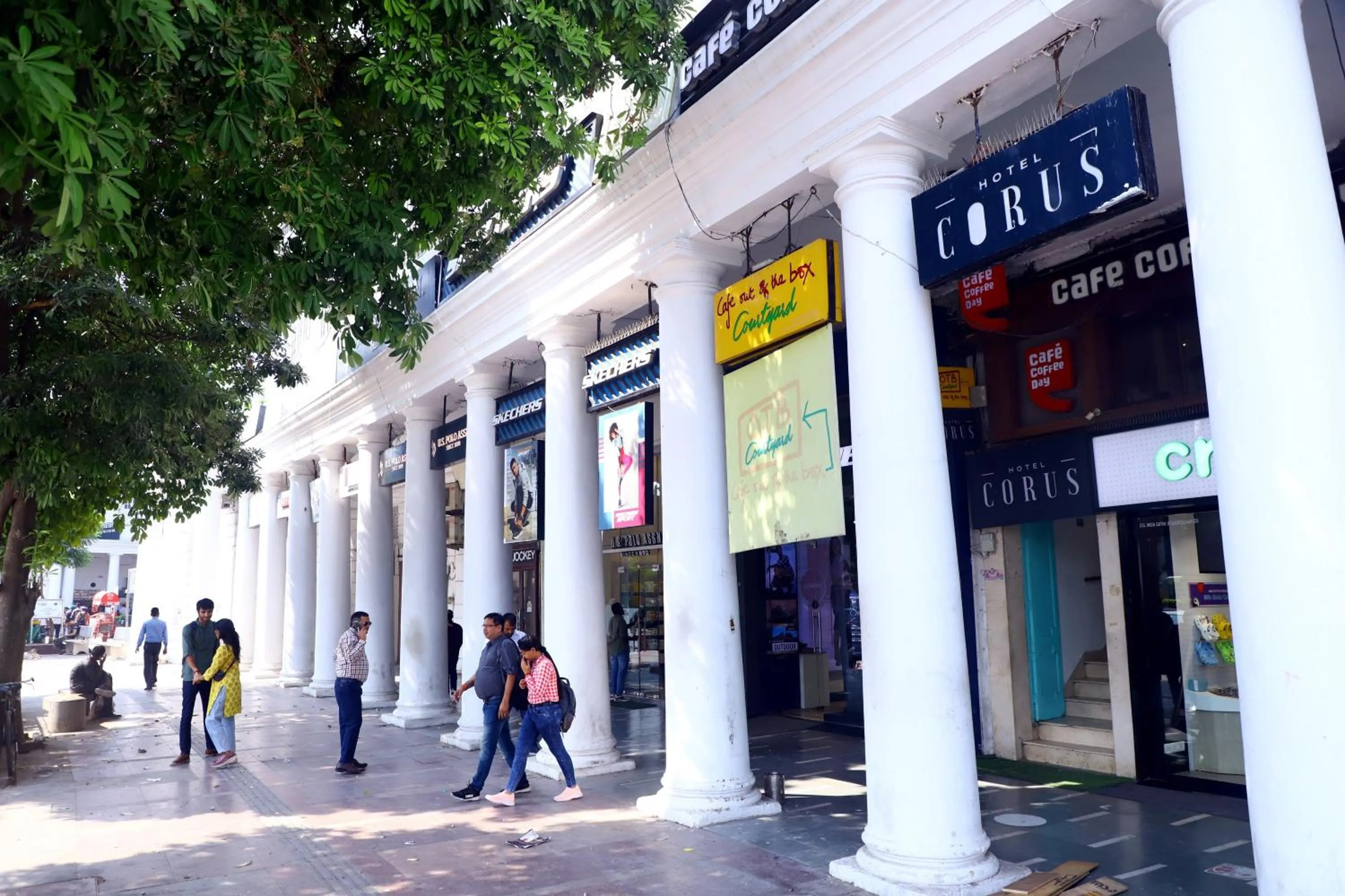 Facade/entrance in The Corus Hotel