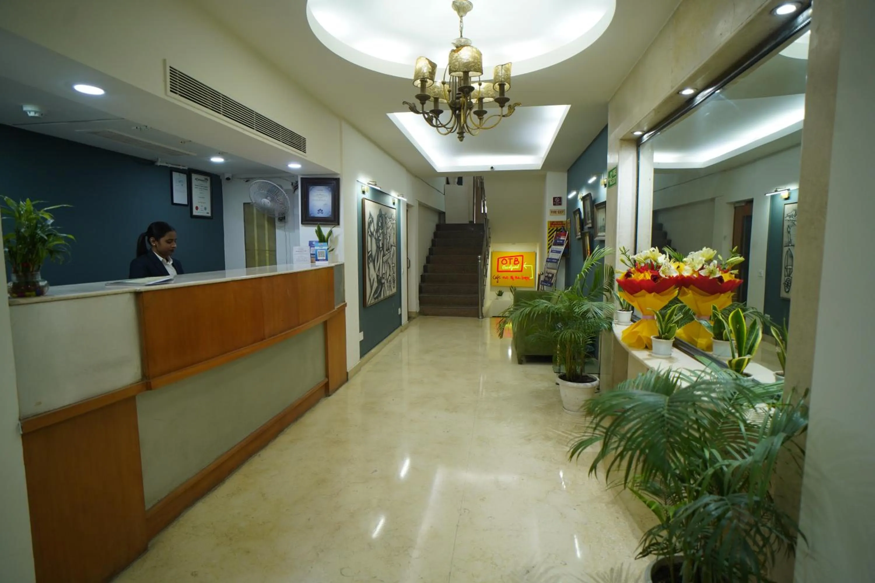 Lobby or reception in The Corus Hotel