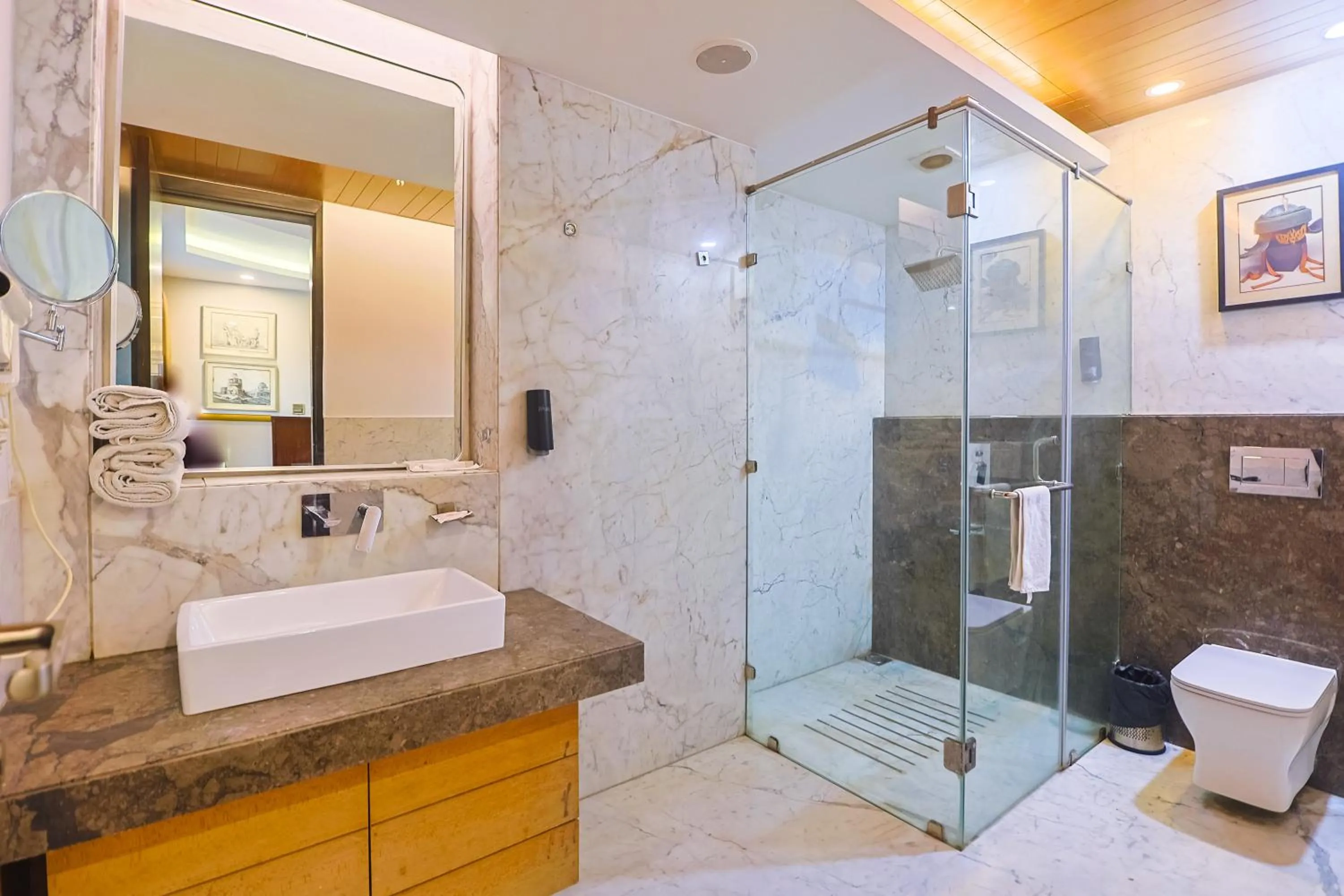 Shower in Amber Inn by Orion Hotels