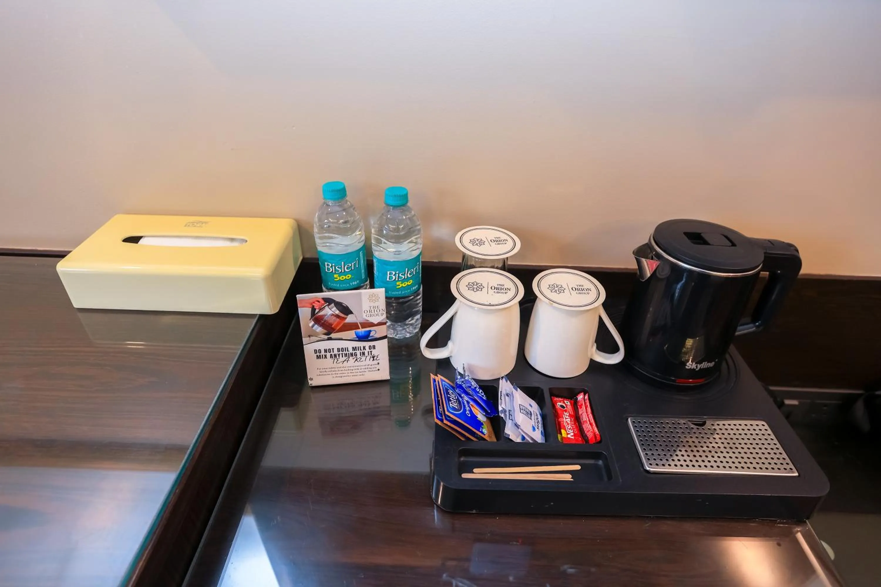 Coffee/tea facilities in Amber Inn by Orion Hotels