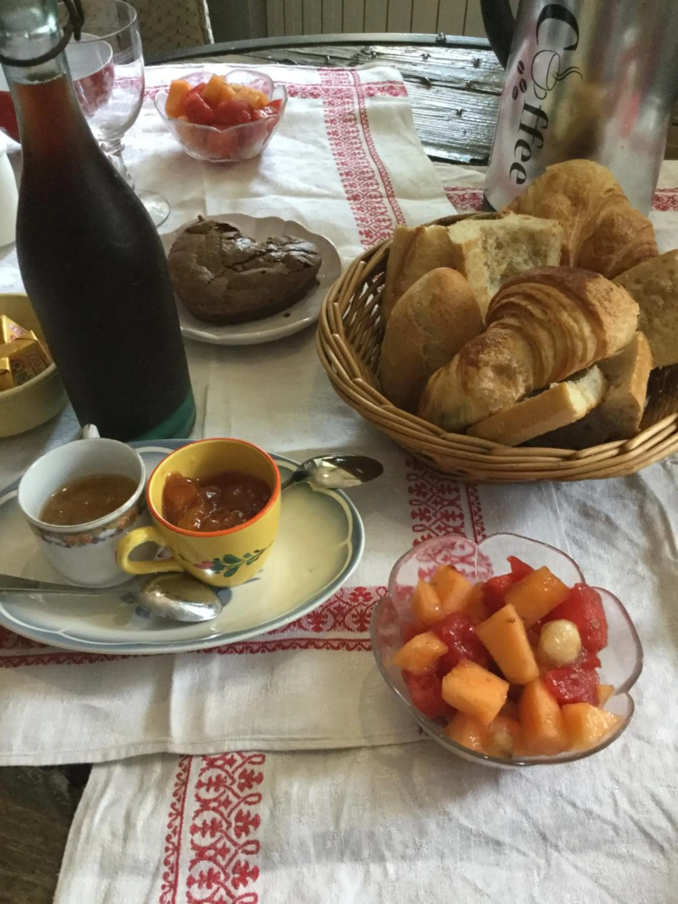 Food in Chez Les Brocs B&B
