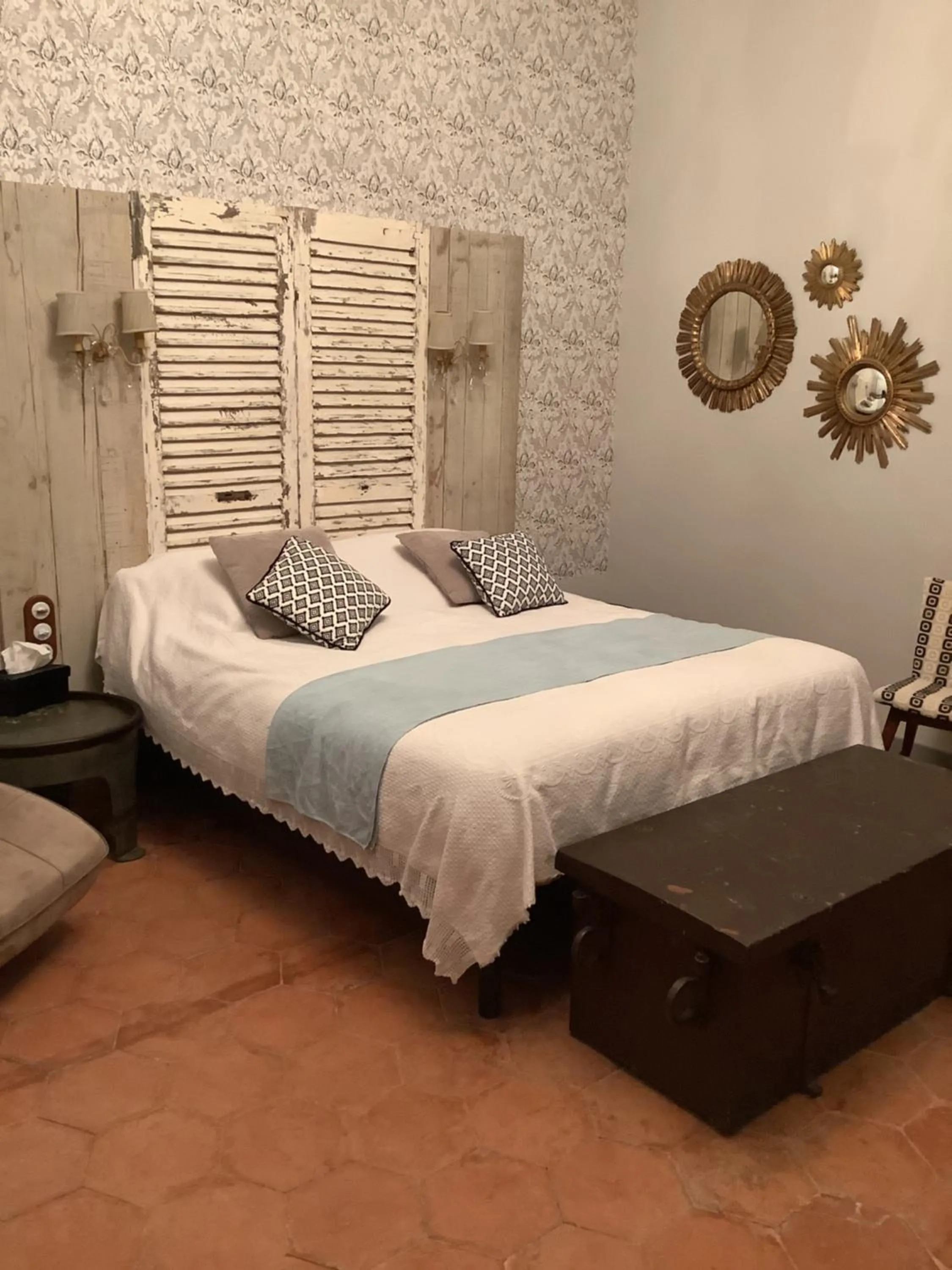 Bed in Chez Les Brocs B&B