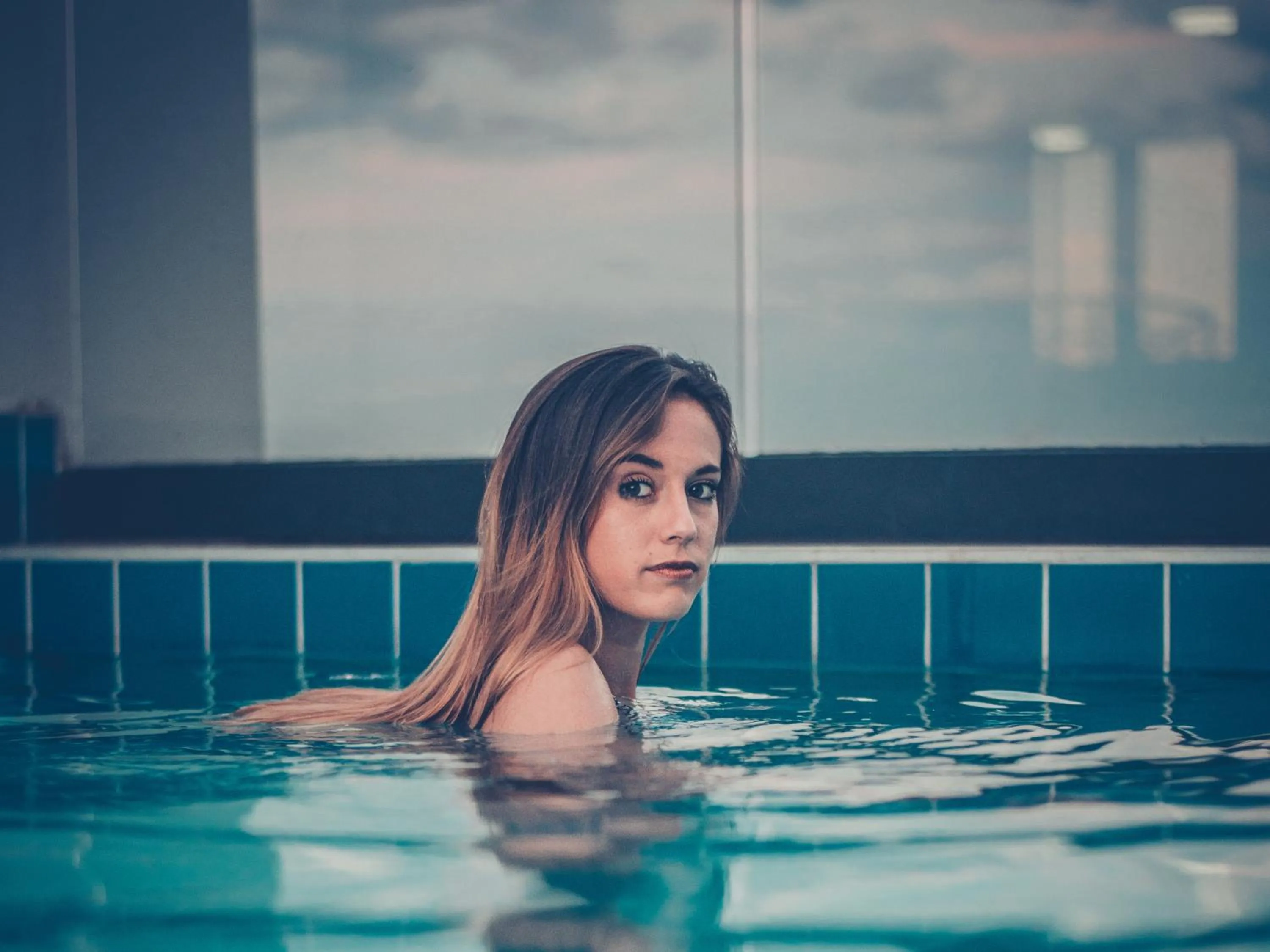 Swimming pool in Al Hamra Hotel