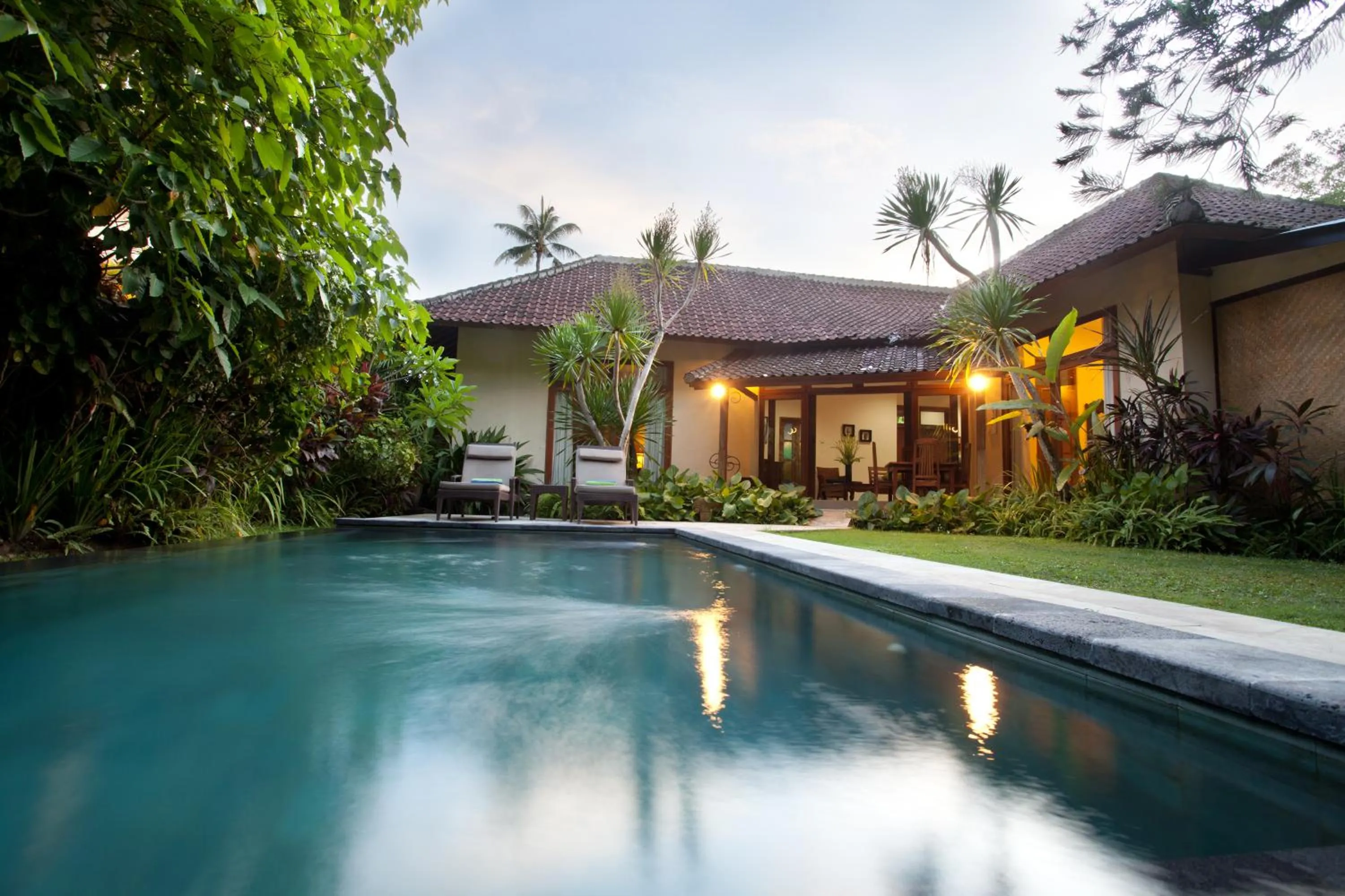 Pool view in Villa Coco Bali