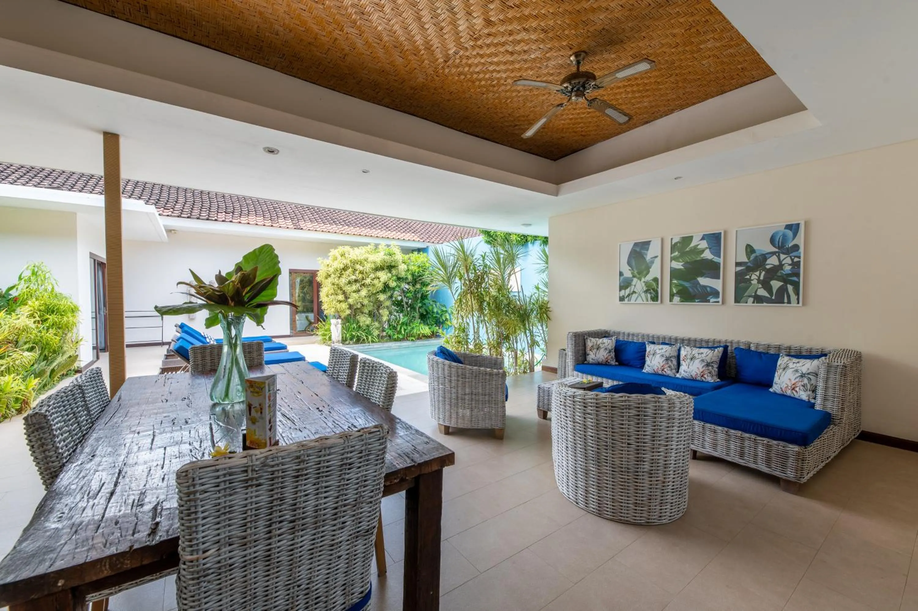 Living room in Villa Coco Bali