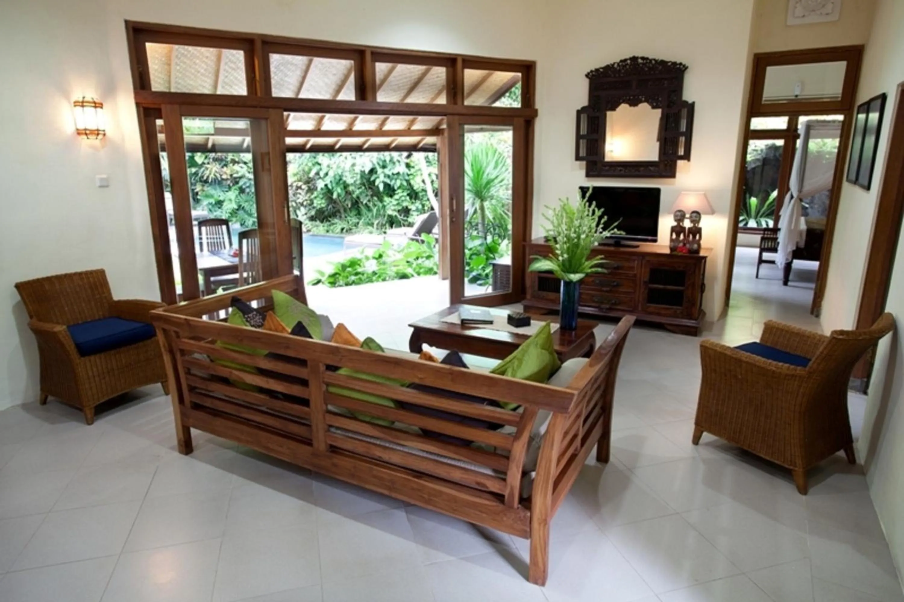 Living room in Villa Coco Bali