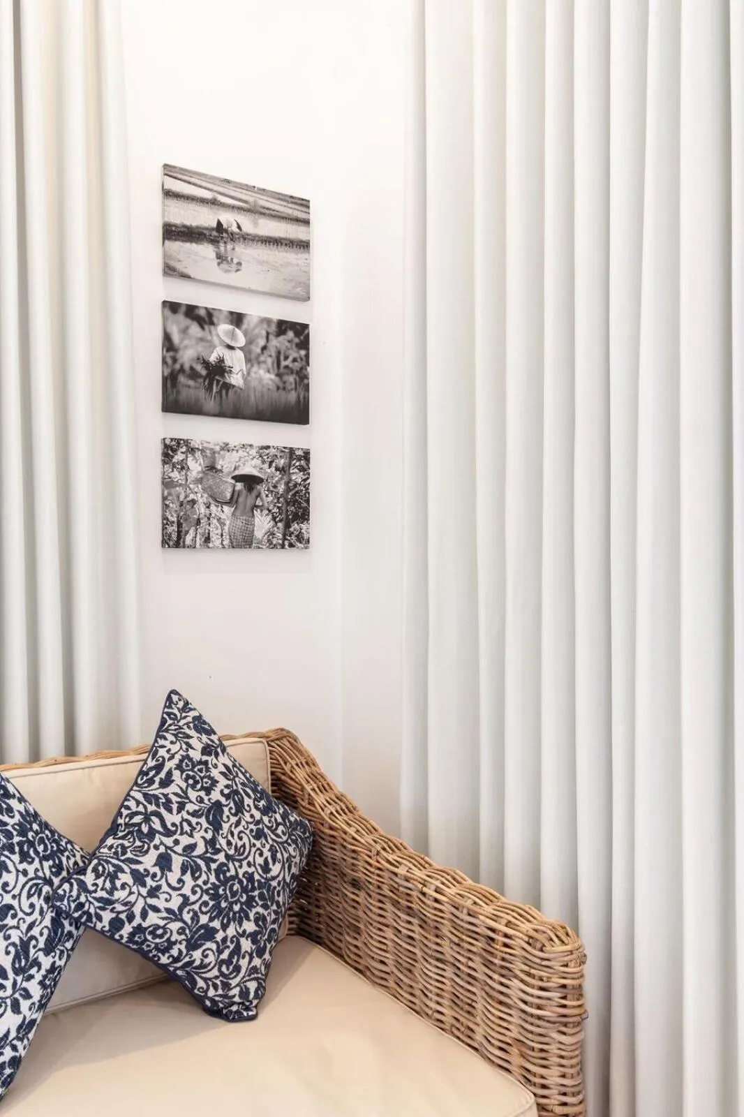 Decorative detail, Bed in Villa Coco Bali