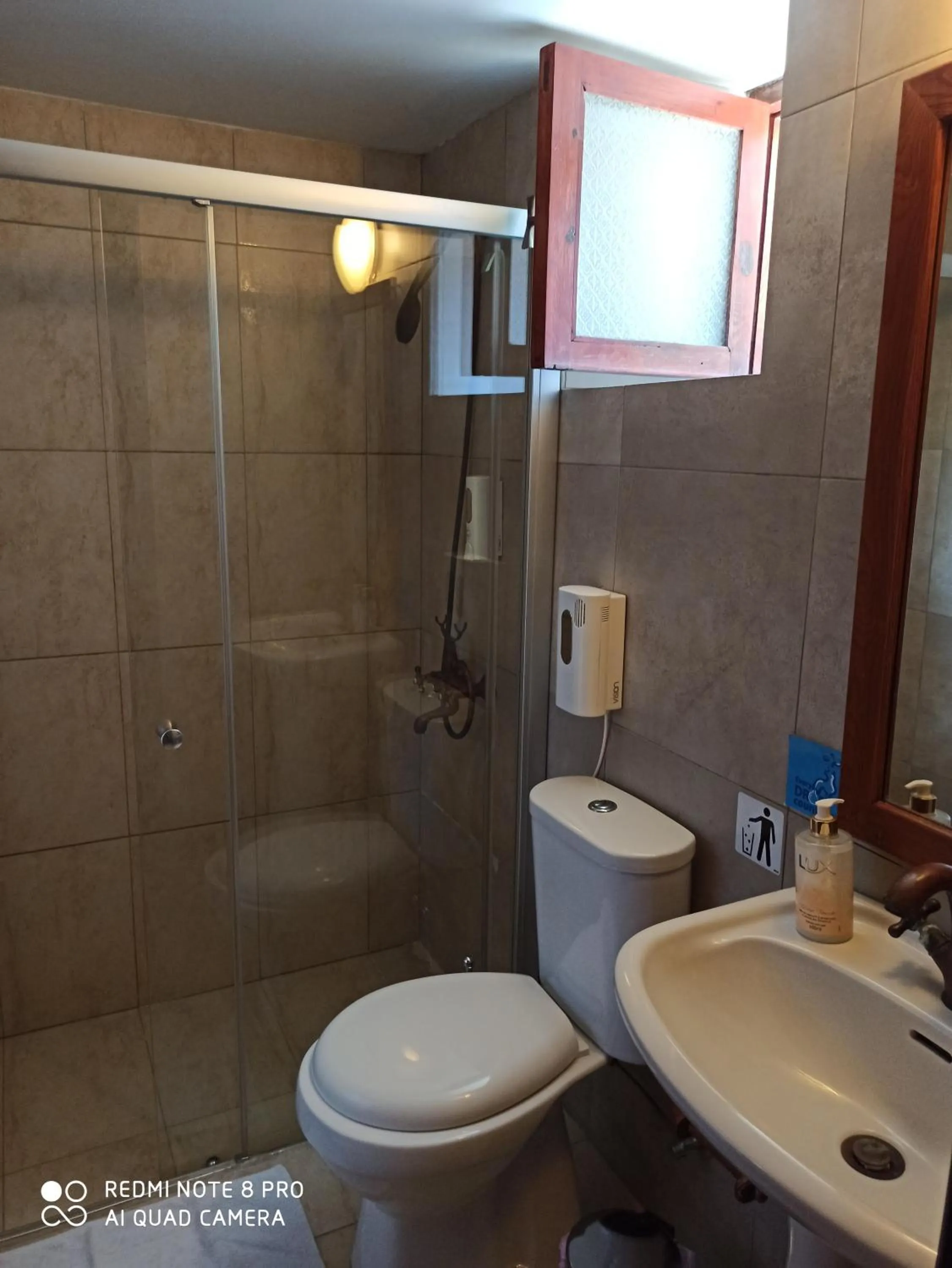 Shower in Lefkara Hotel