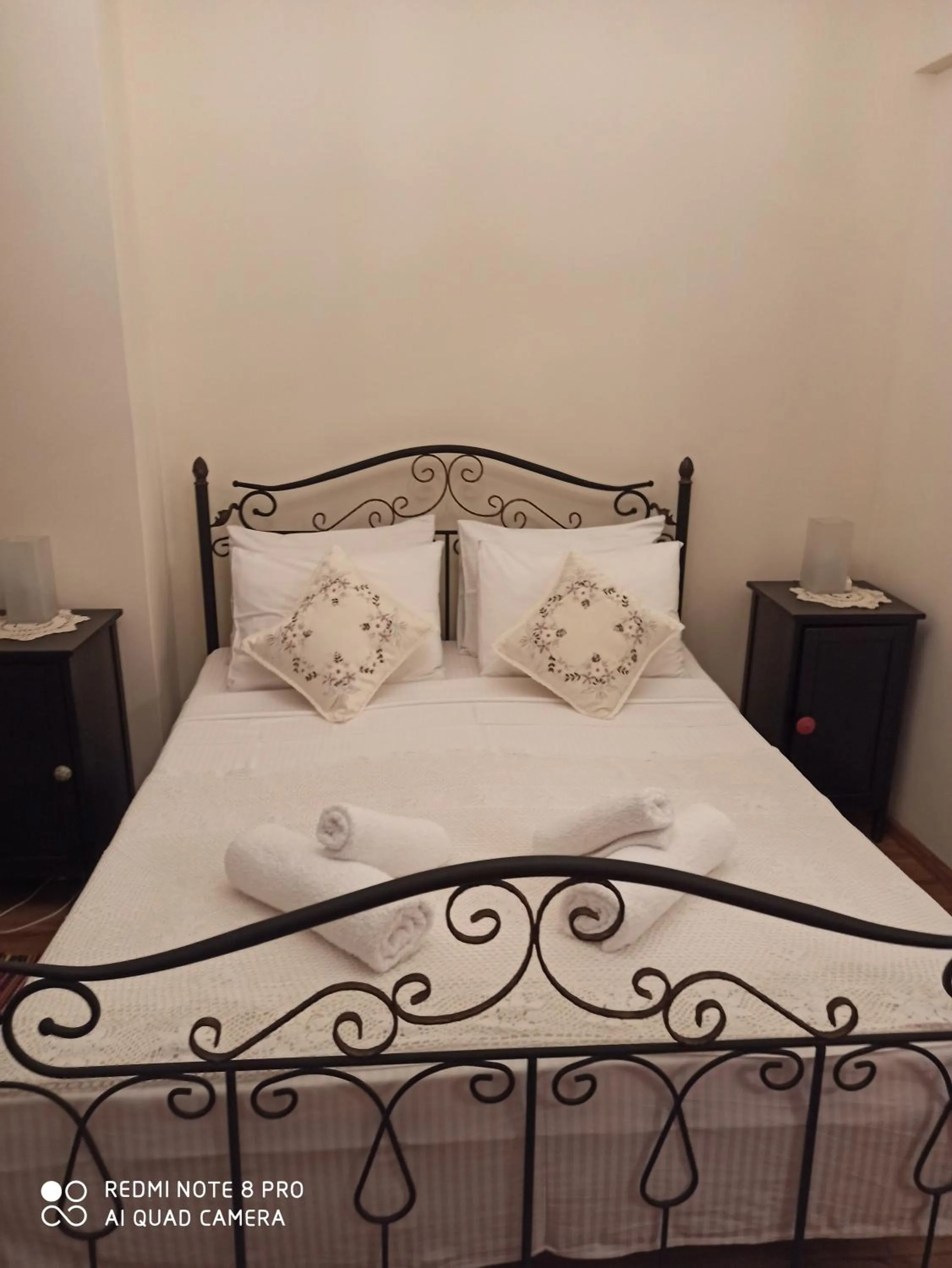 Bed in Lefkara Hotel
