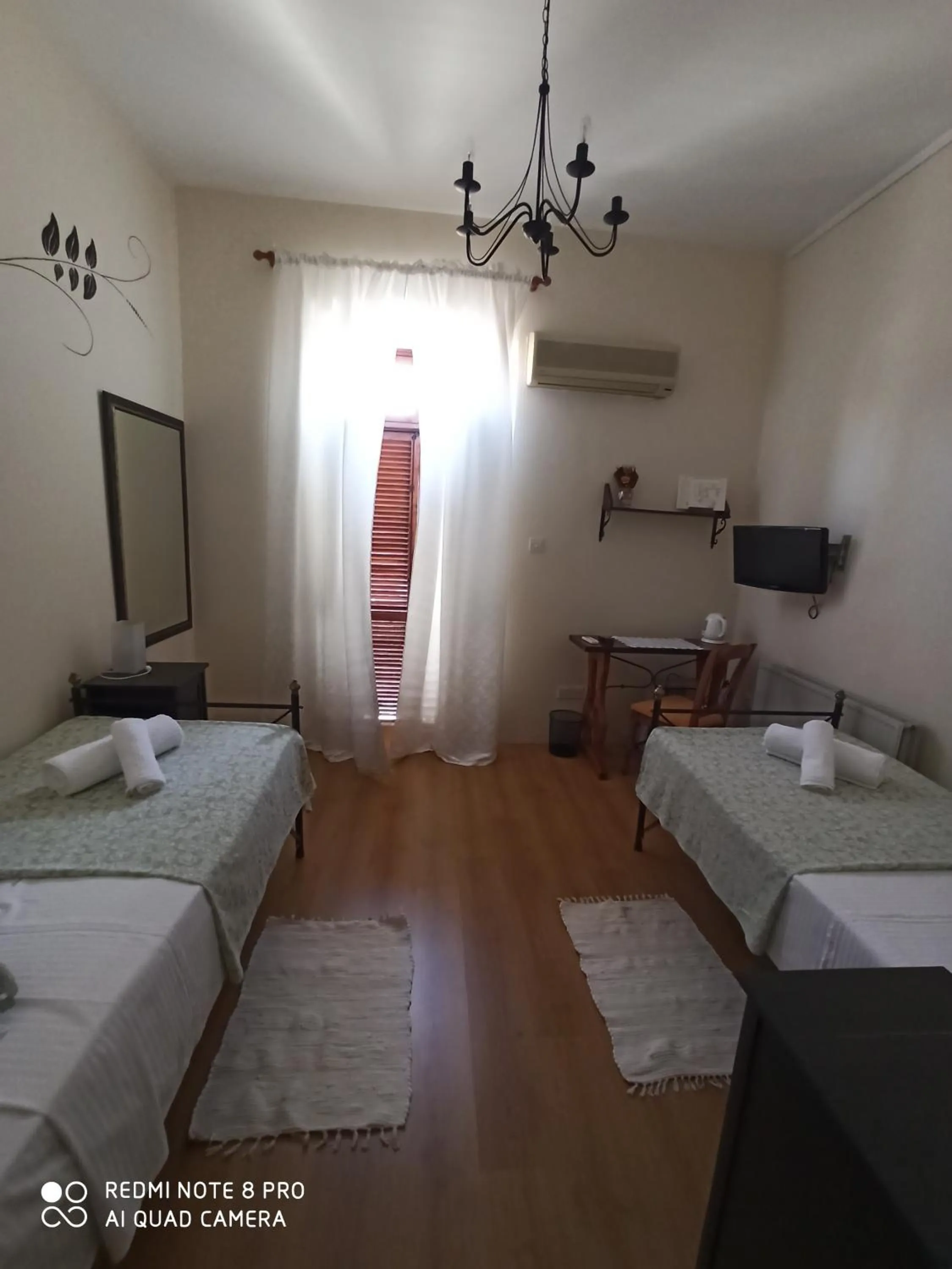 Bed in Lefkara Hotel