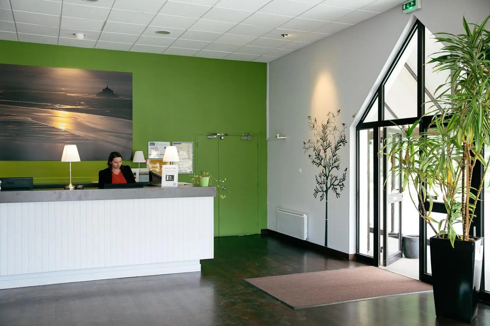 Lobby or reception in Hôtel Vert