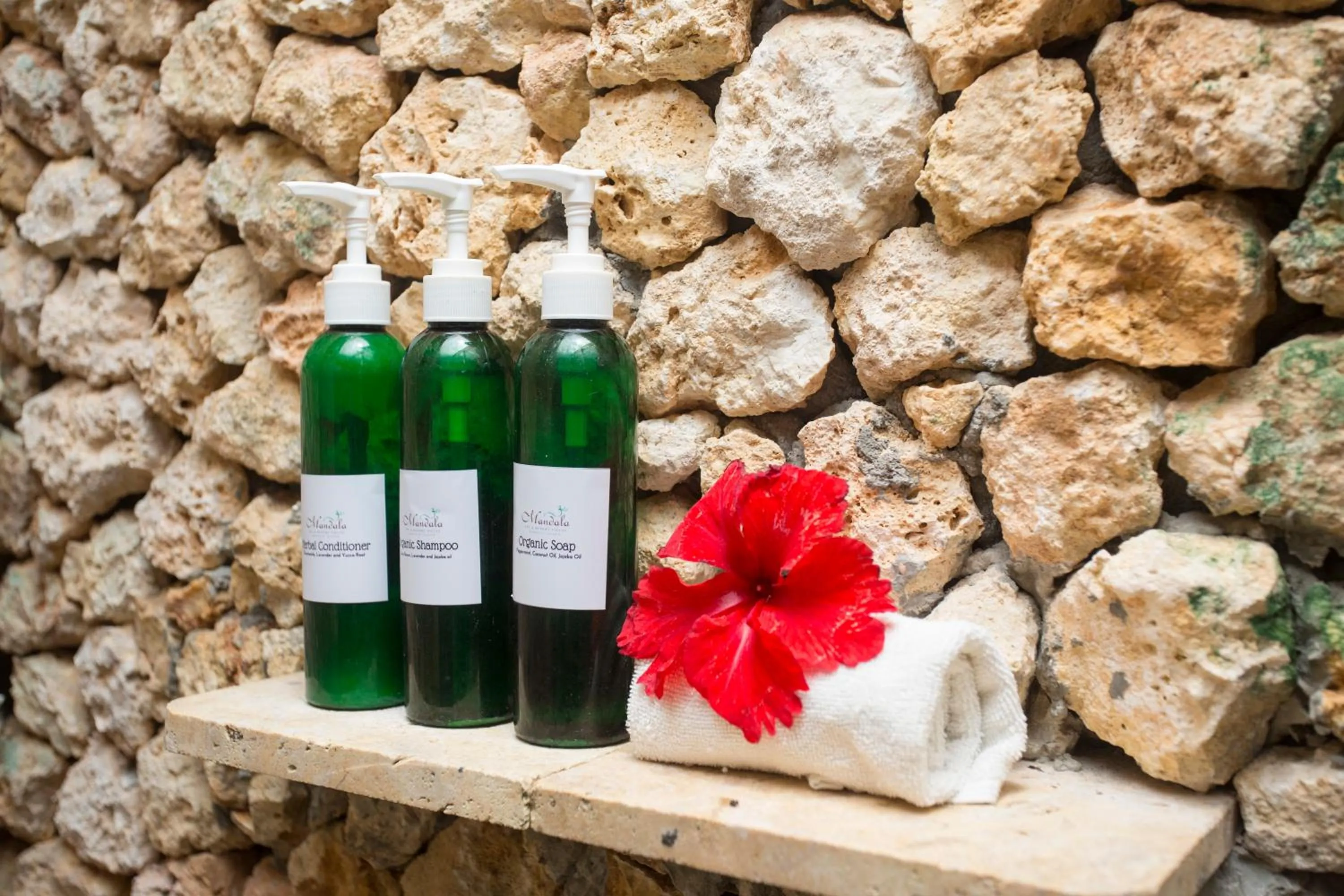 Shower in Mandala Spa & Resort Villas