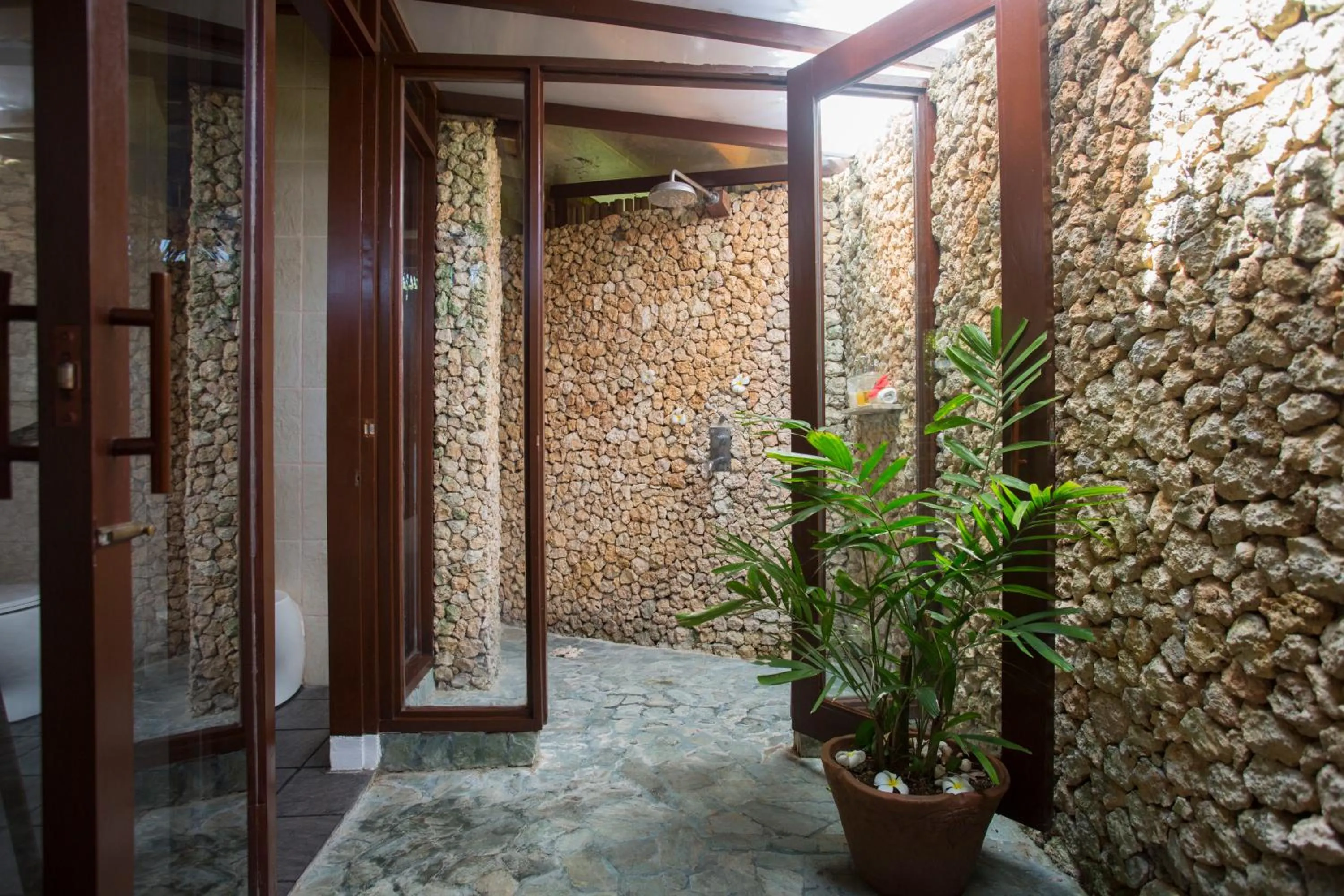 Shower in Mandala Spa & Resort Villas