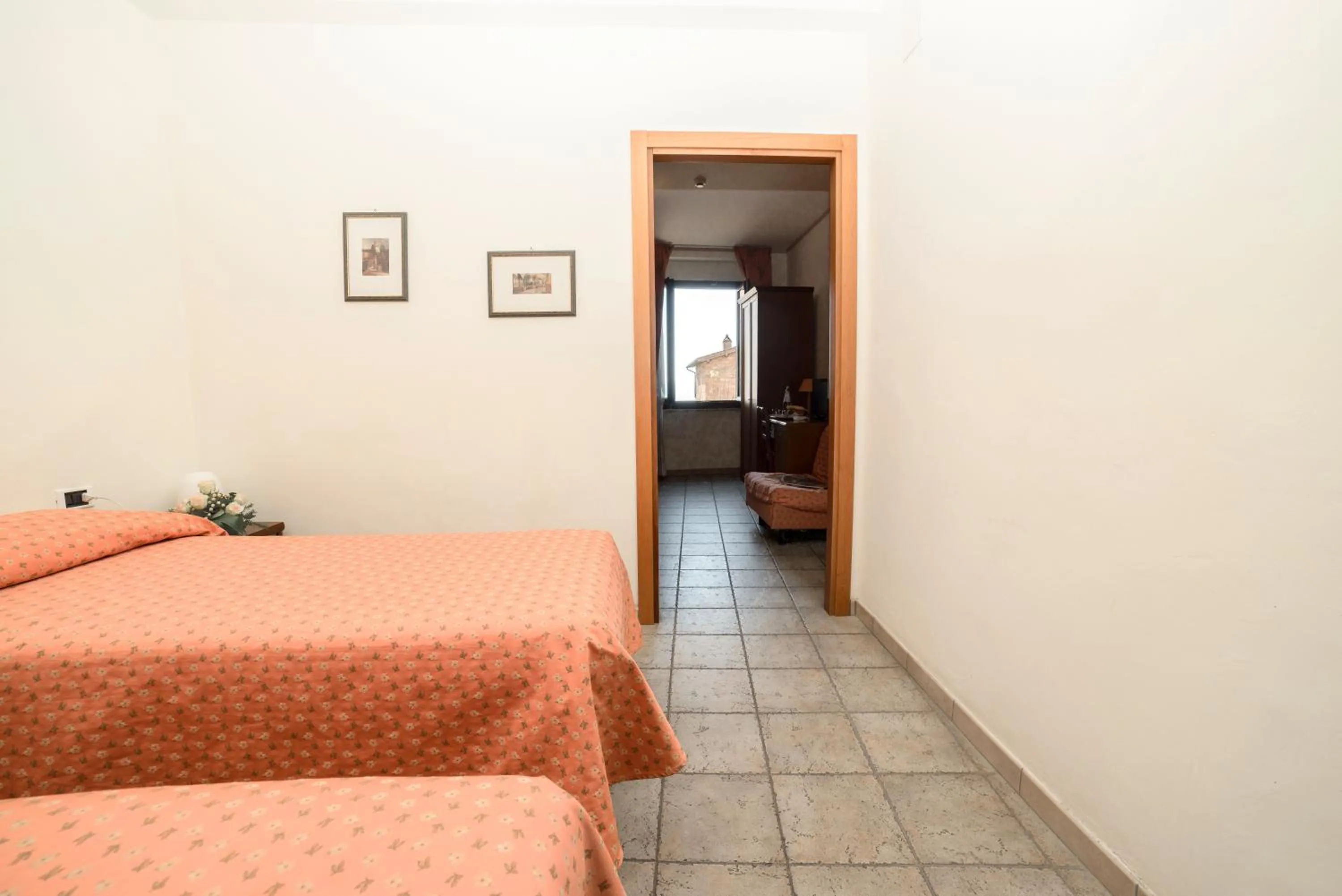 Bed in Hotel San Pietro