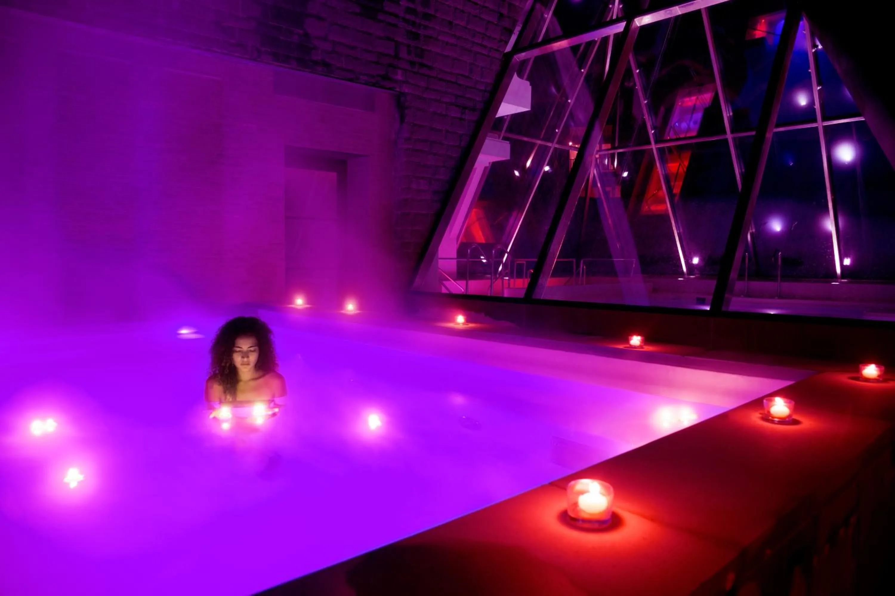 Hot Tub in Val di Luce SPA Resort