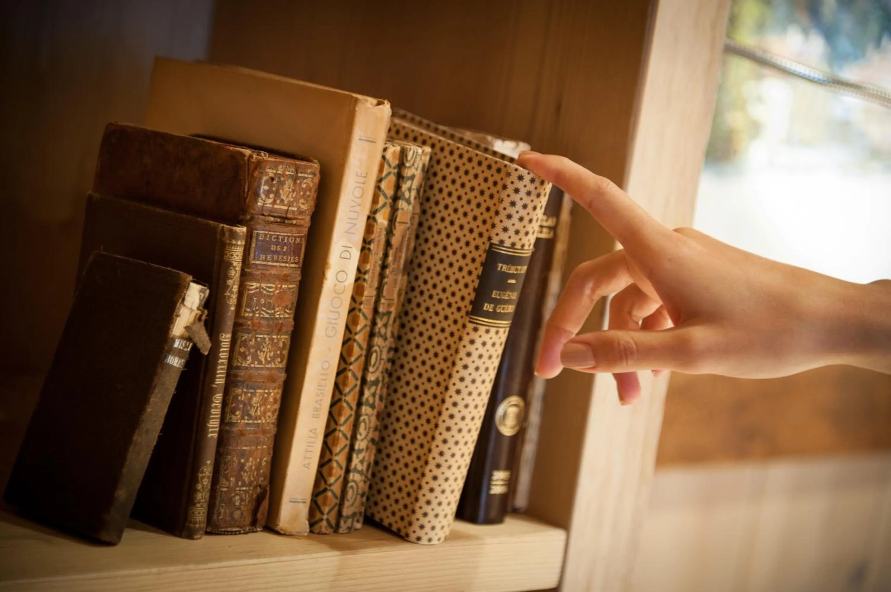 Library in Val di Luce SPA Resort