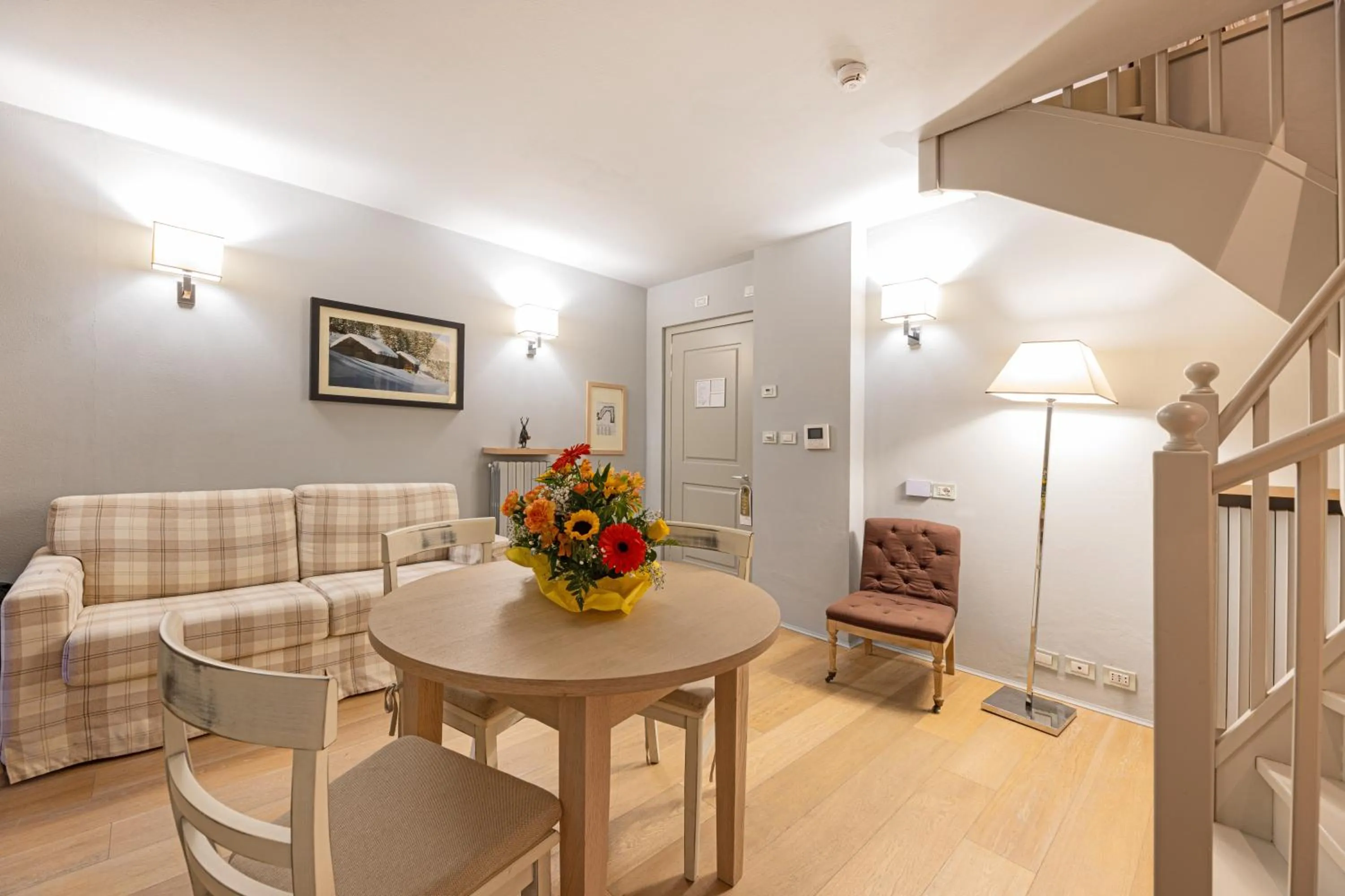 Living room in Val di Luce SPA Resort