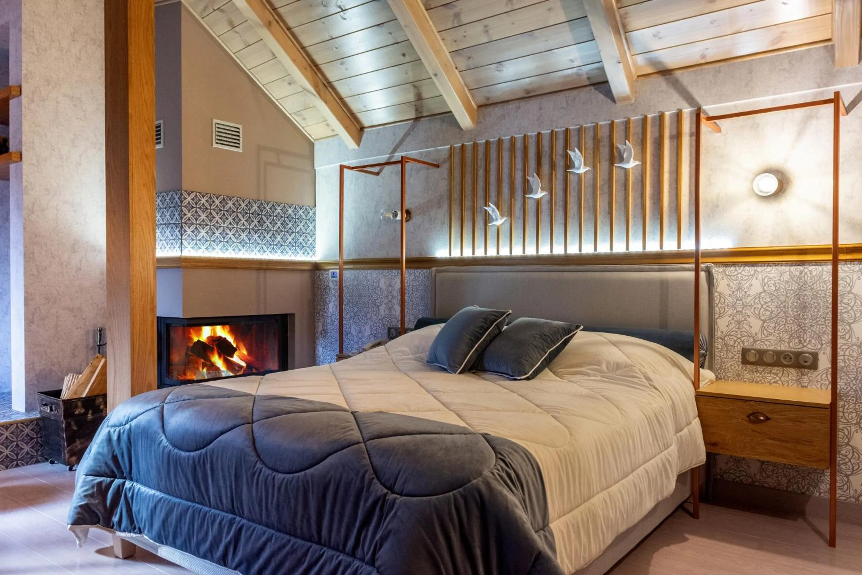 Bed in Villa Virginia Hotel