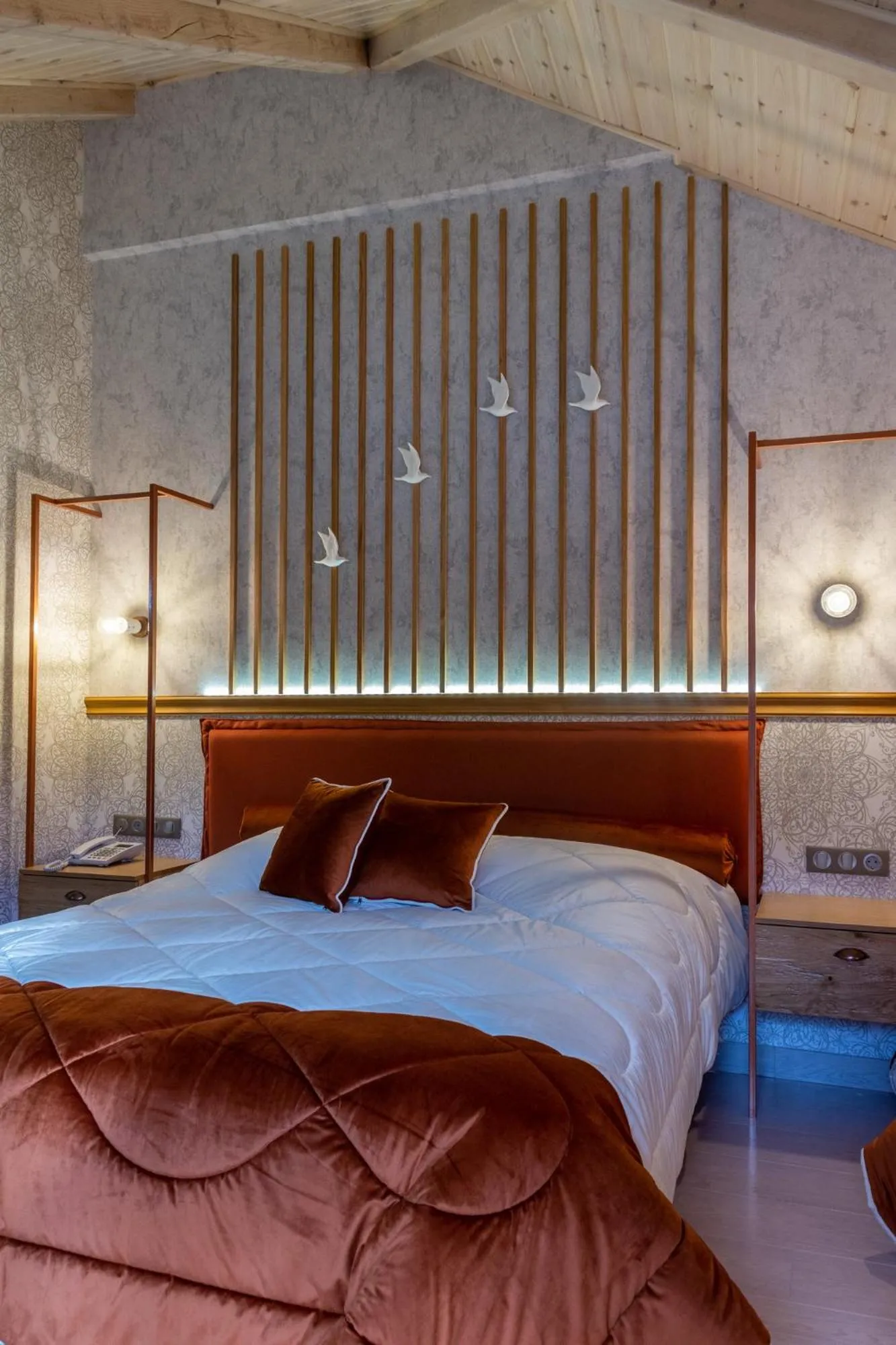 Bed in Villa Virginia Hotel