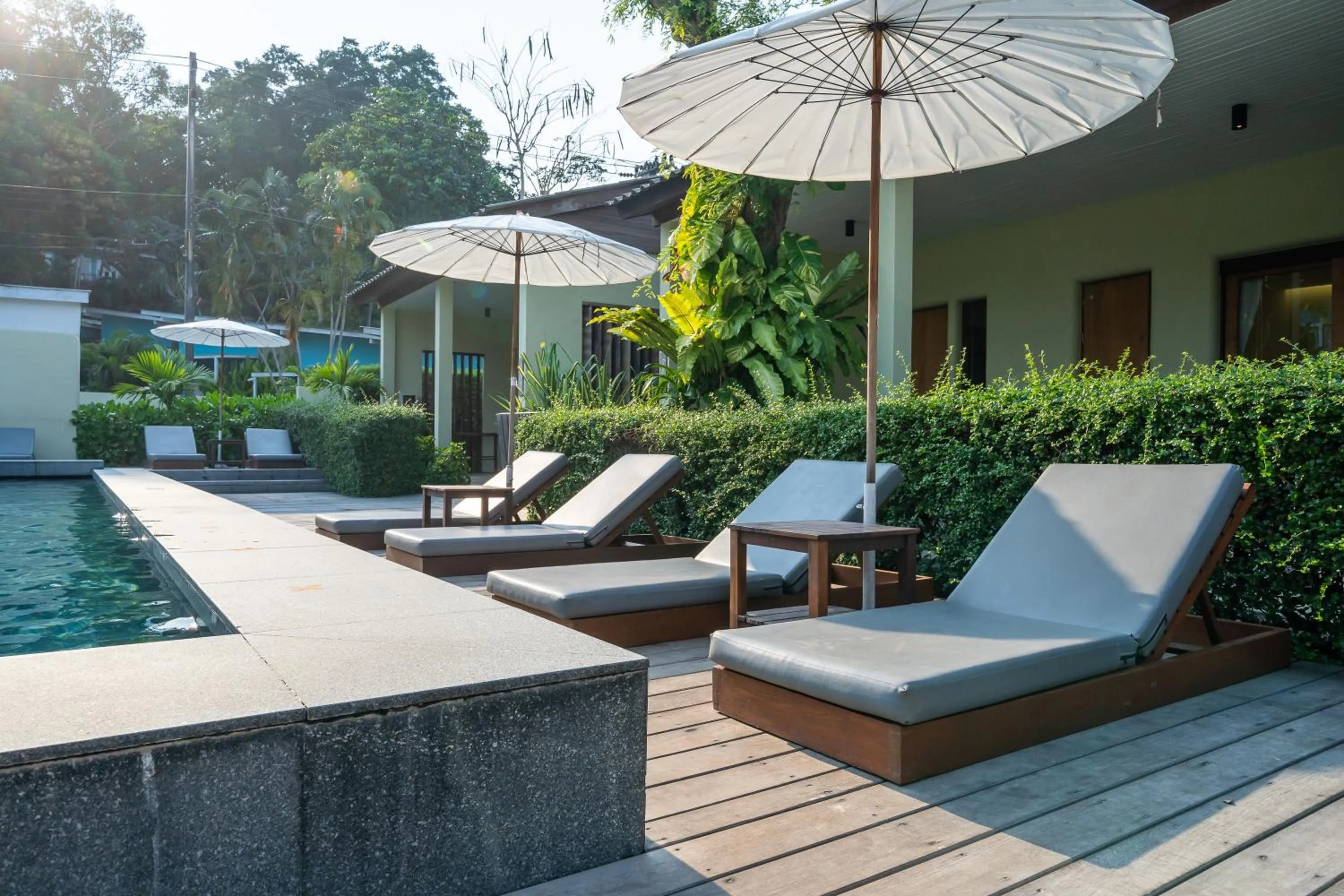 Swimming pool in Aqua Beads Samed