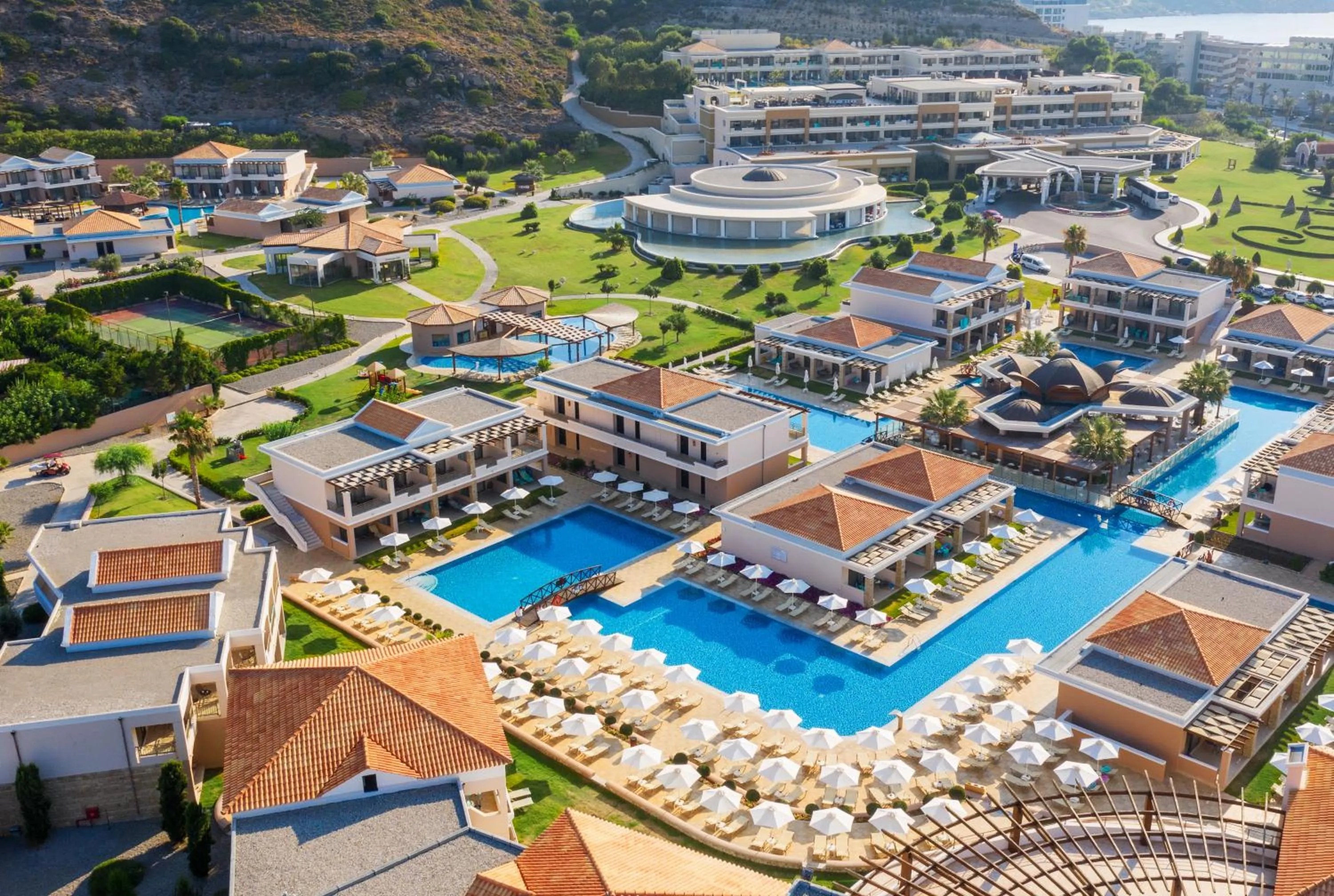 Bird's eye view in La Marquise Luxury Resort Complex