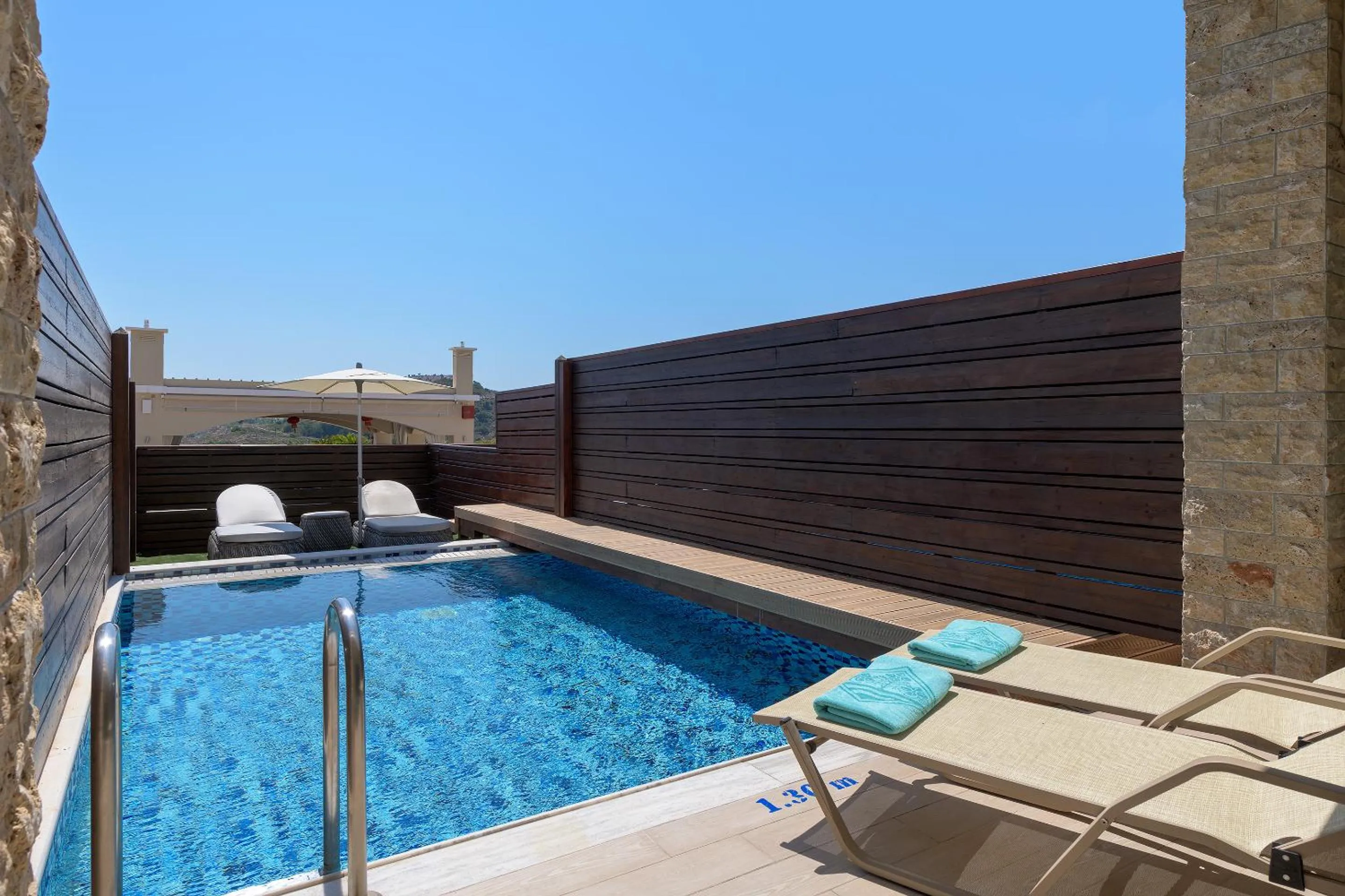 Swimming pool in La Marquise Luxury Resort Complex