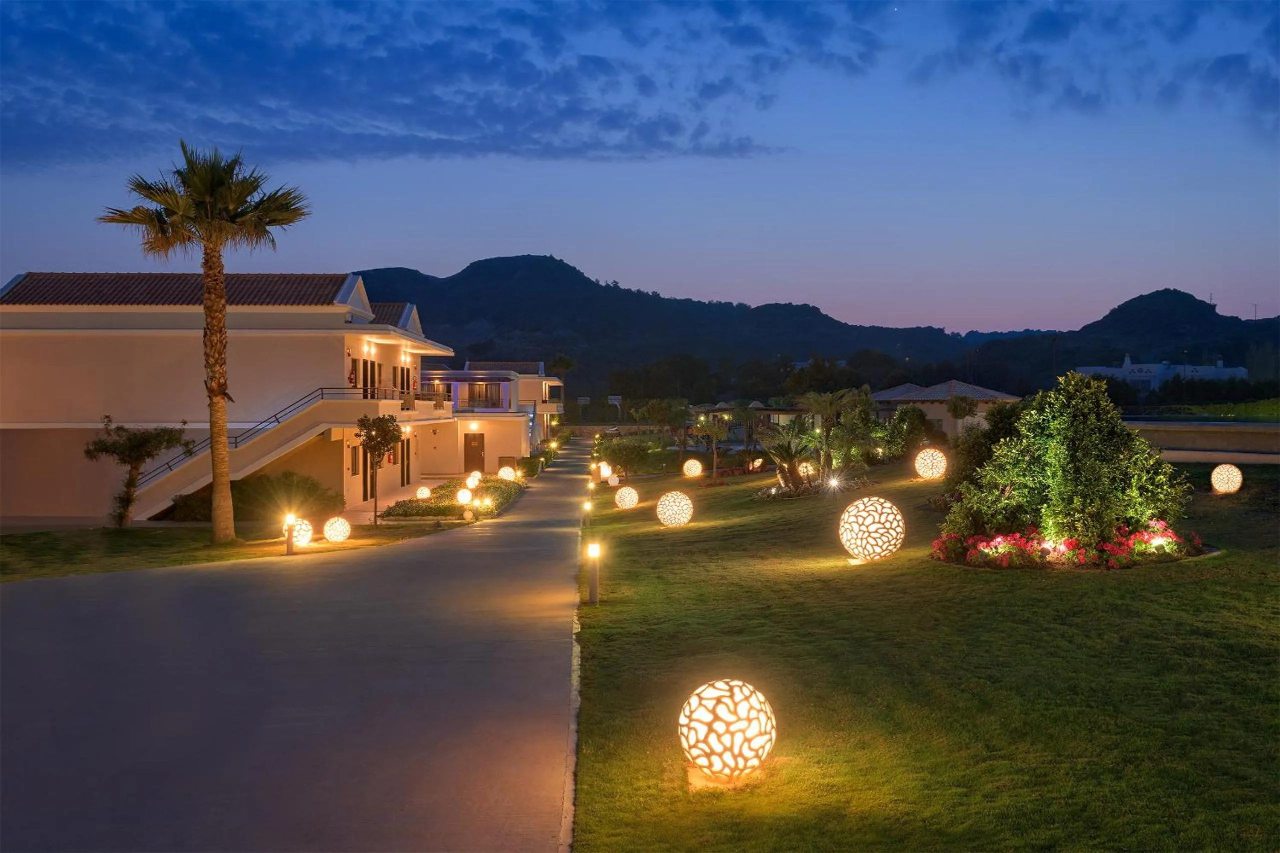 Garden view in La Marquise Luxury Resort Complex