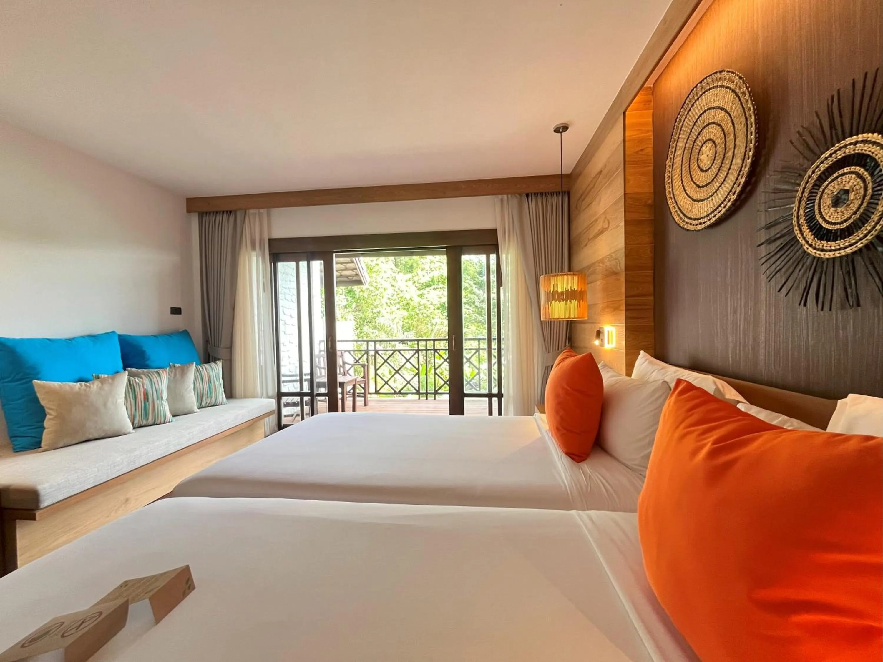Bed in Ao Prao Resort