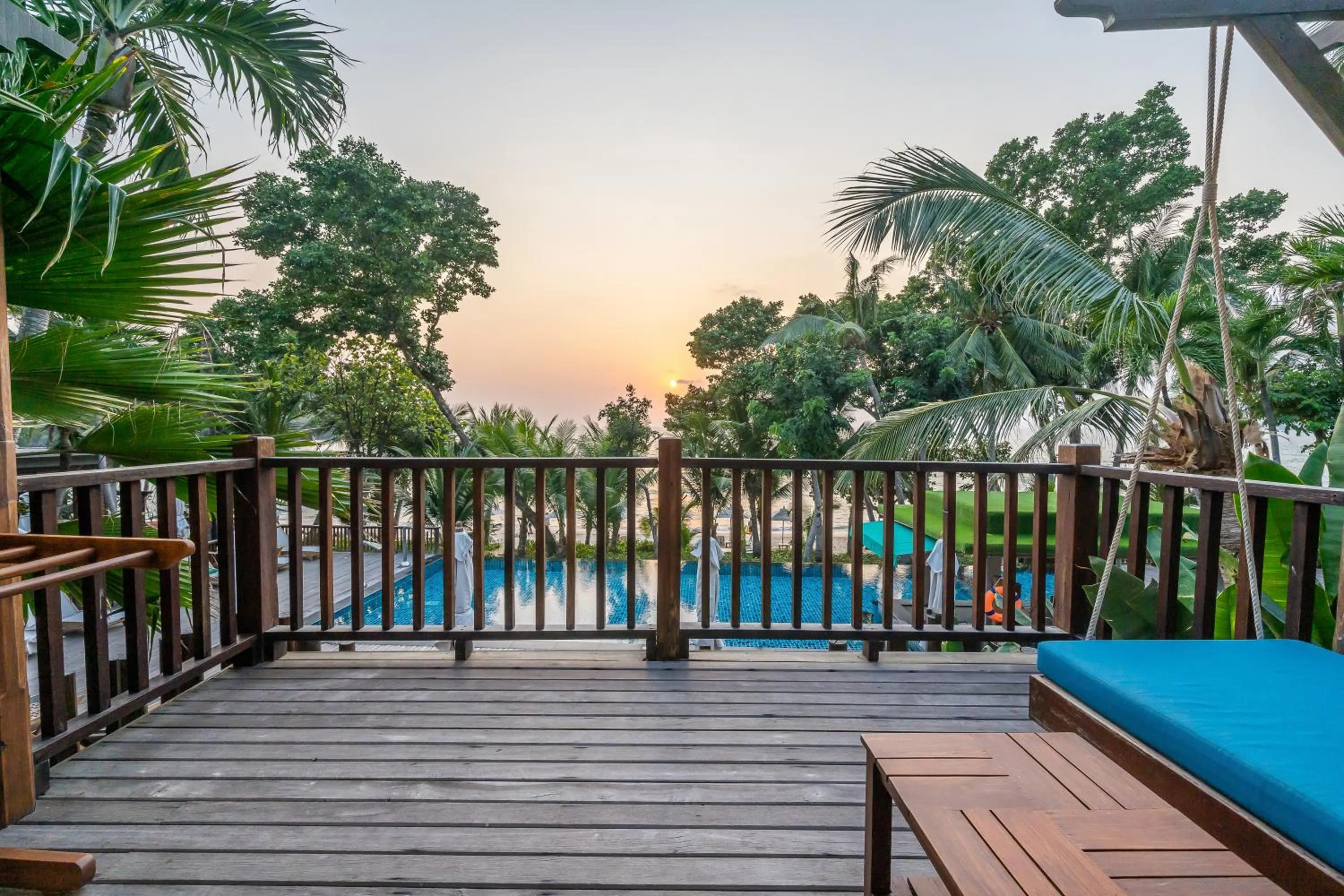 Patio in Ao Prao Resort