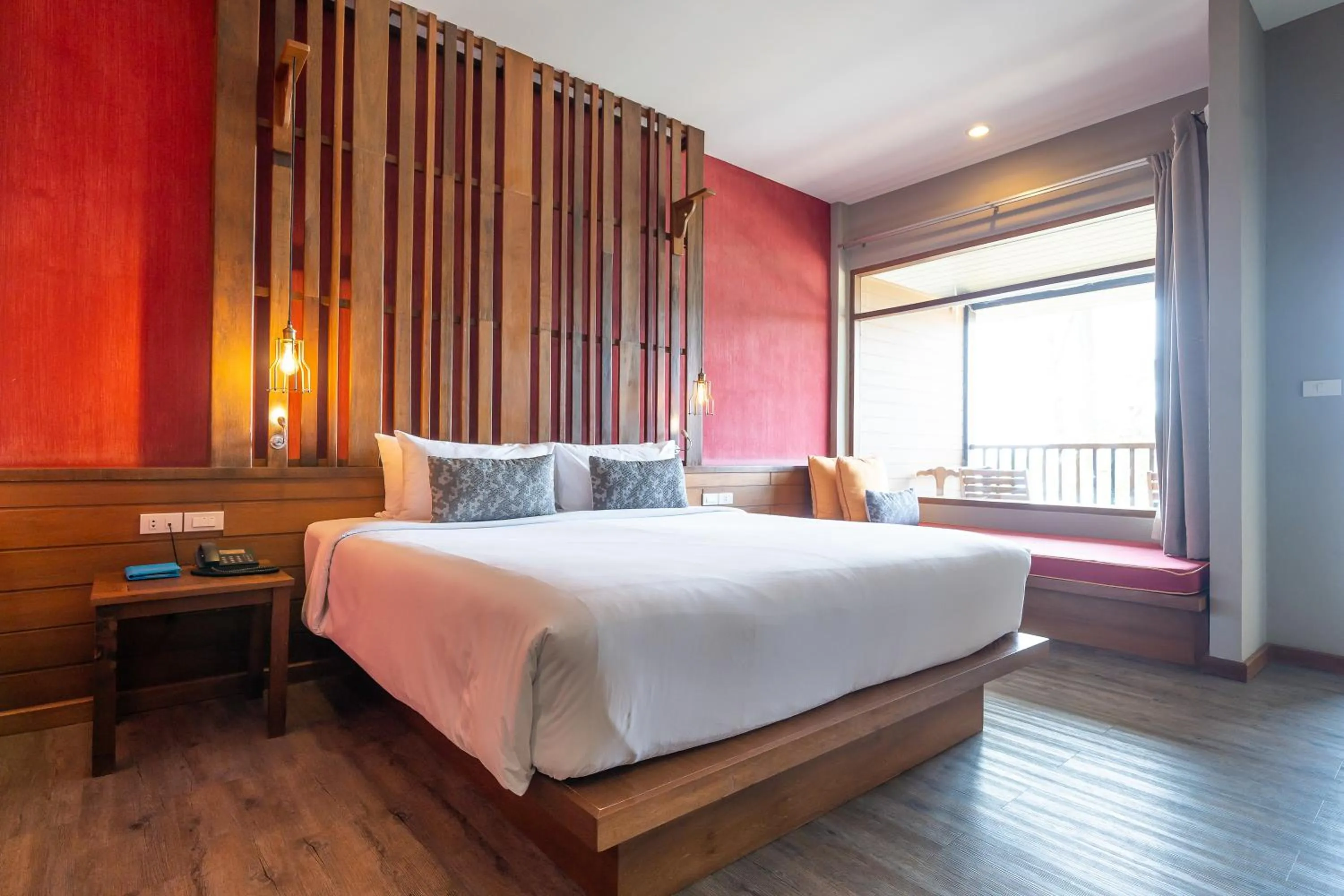 Bed in Ao Prao Resort