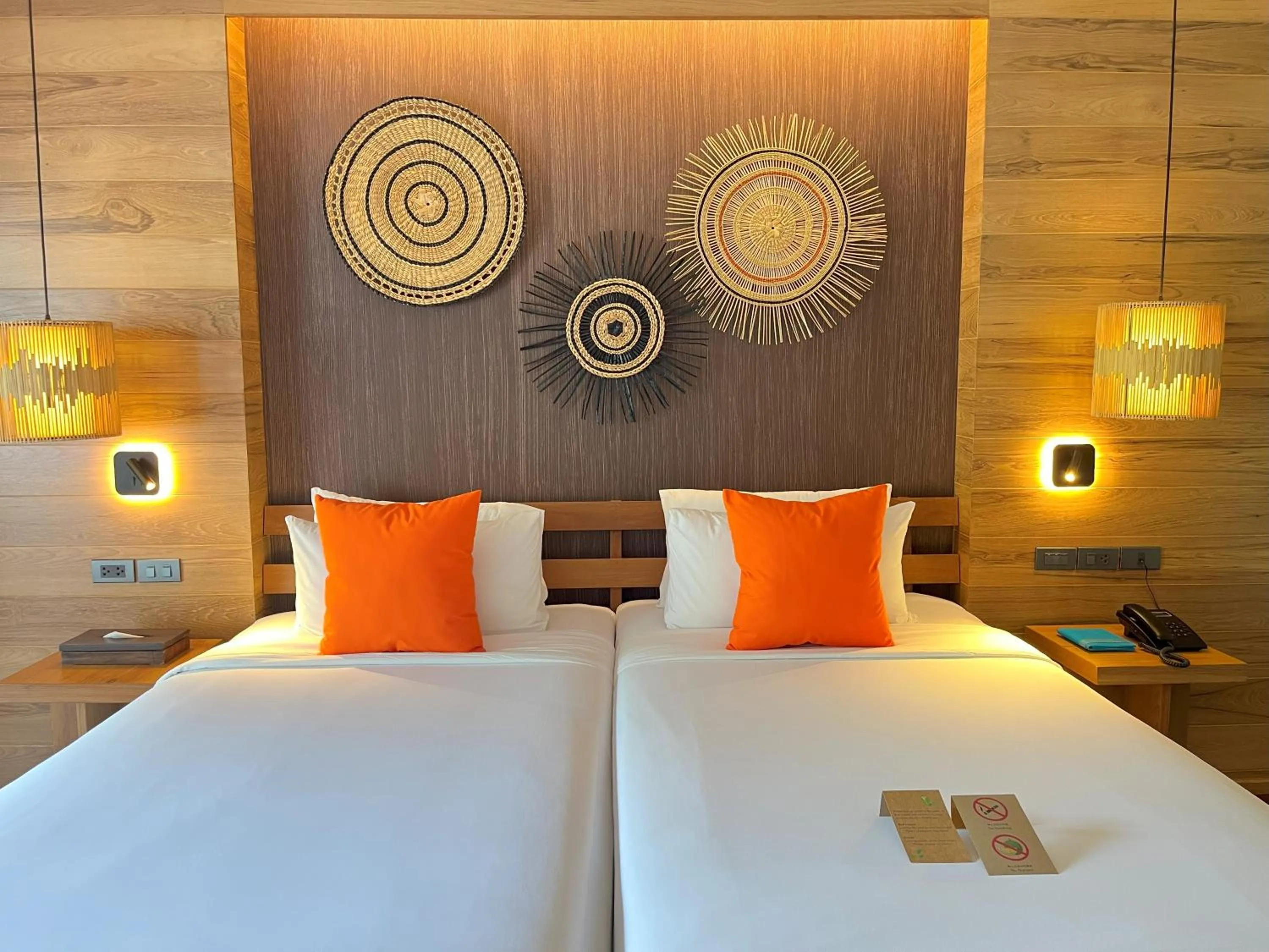 Bed in Ao Prao Resort