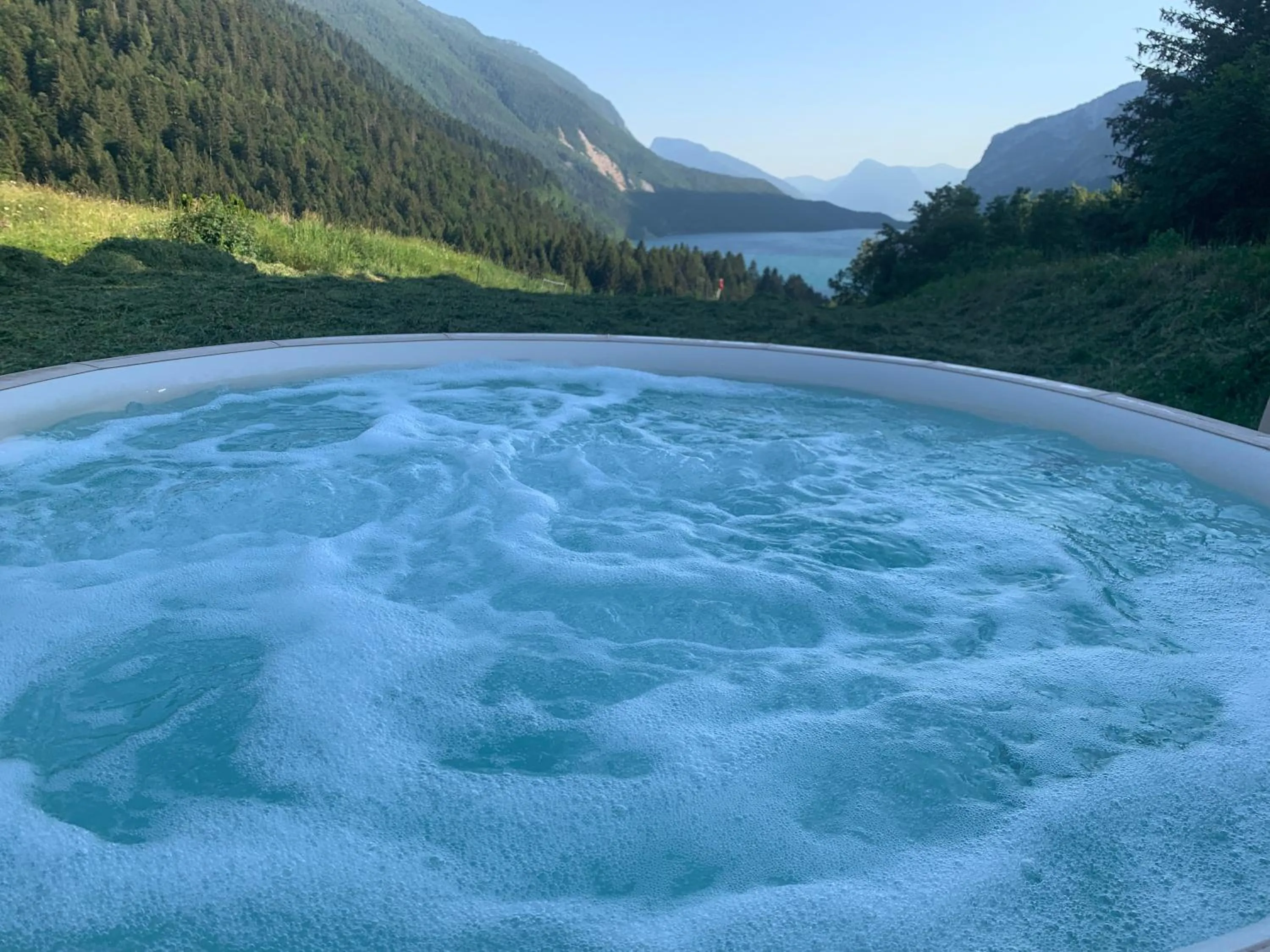 Open Air Bath in Agriturismo Ai Castioni