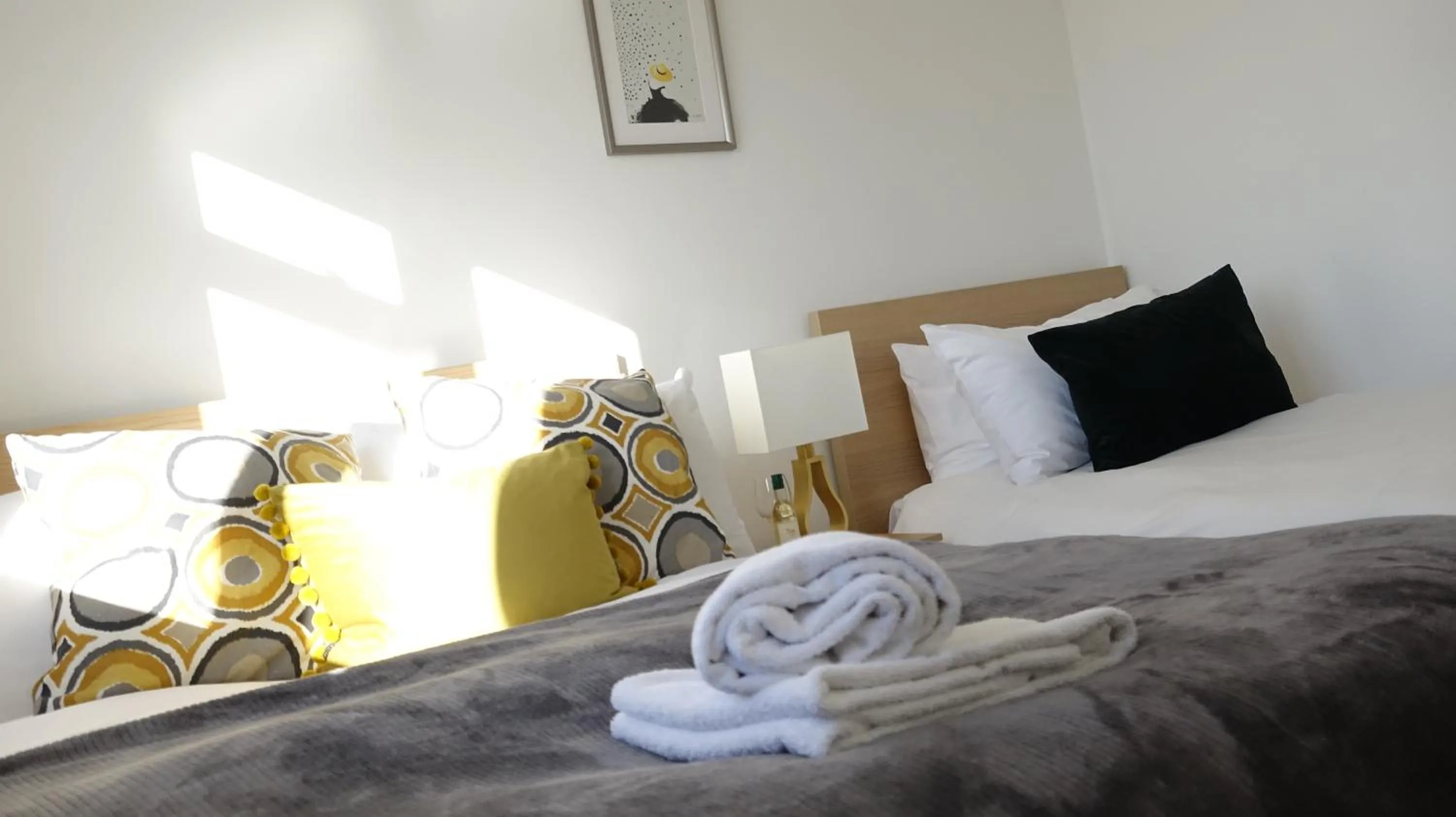 Bedroom in Airport Garden Rooms