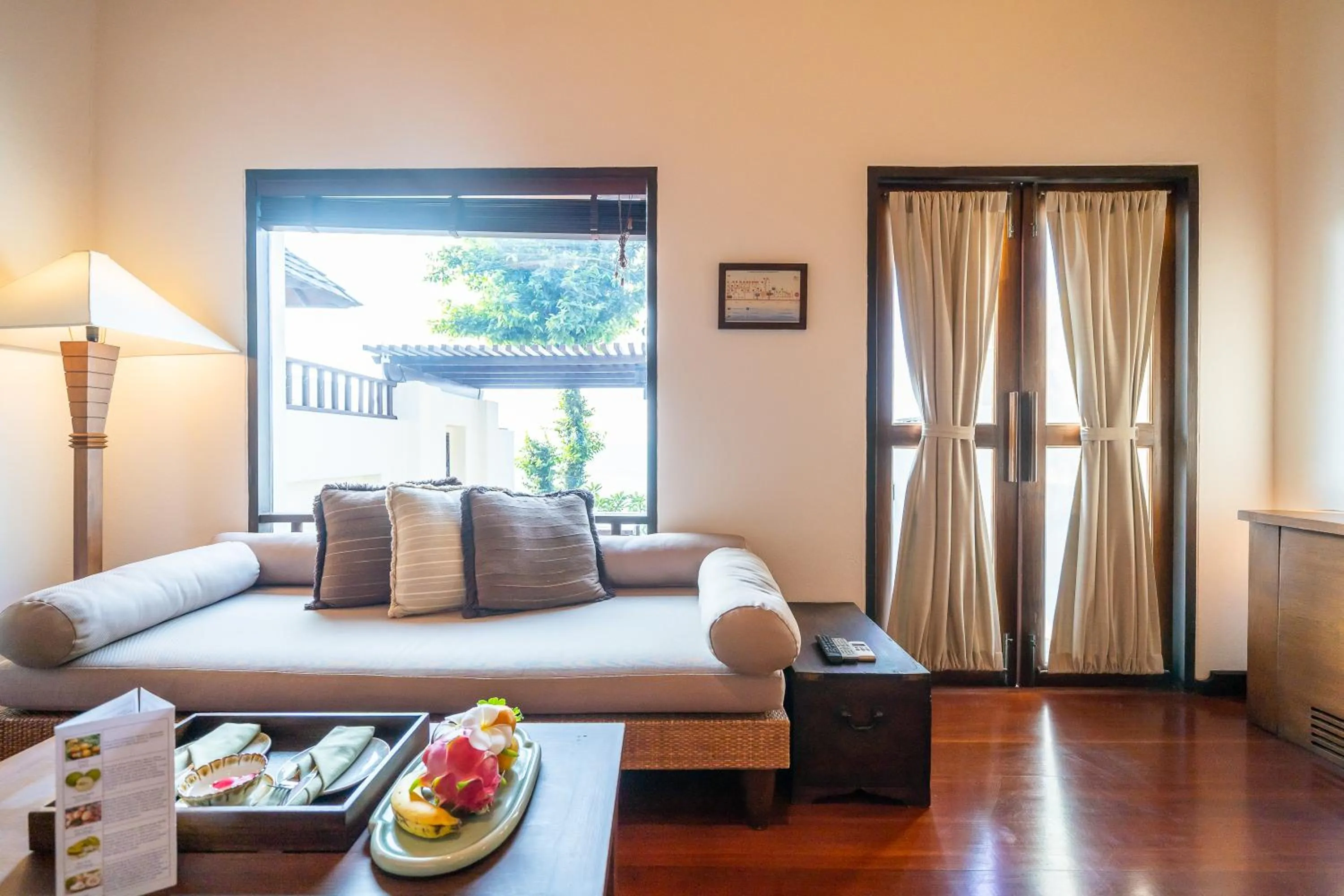 Living room in Le Vimarn Cottages & Spa