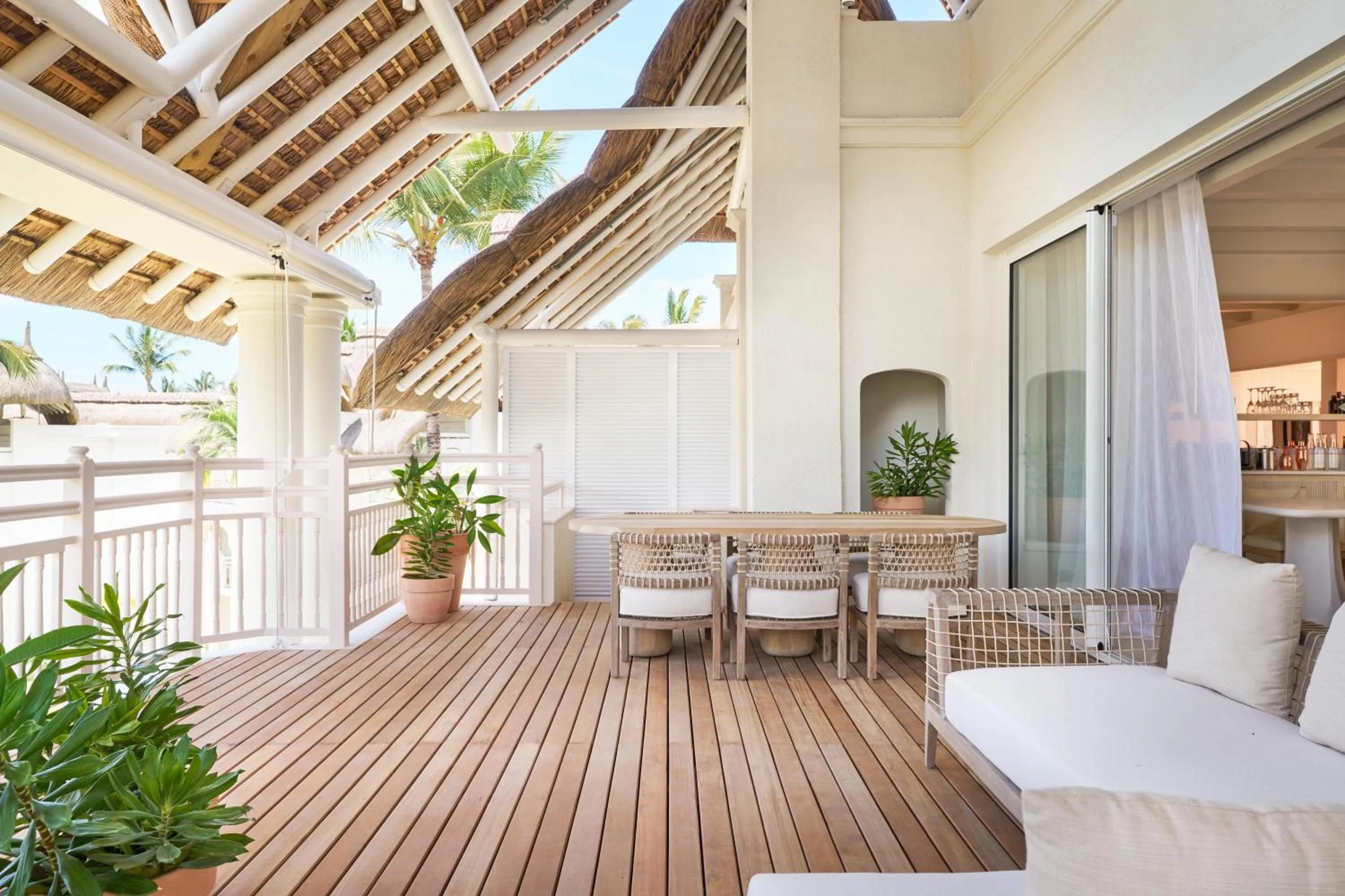 Balcony/Terrace in LUX* Belle Mare Resort & Villas