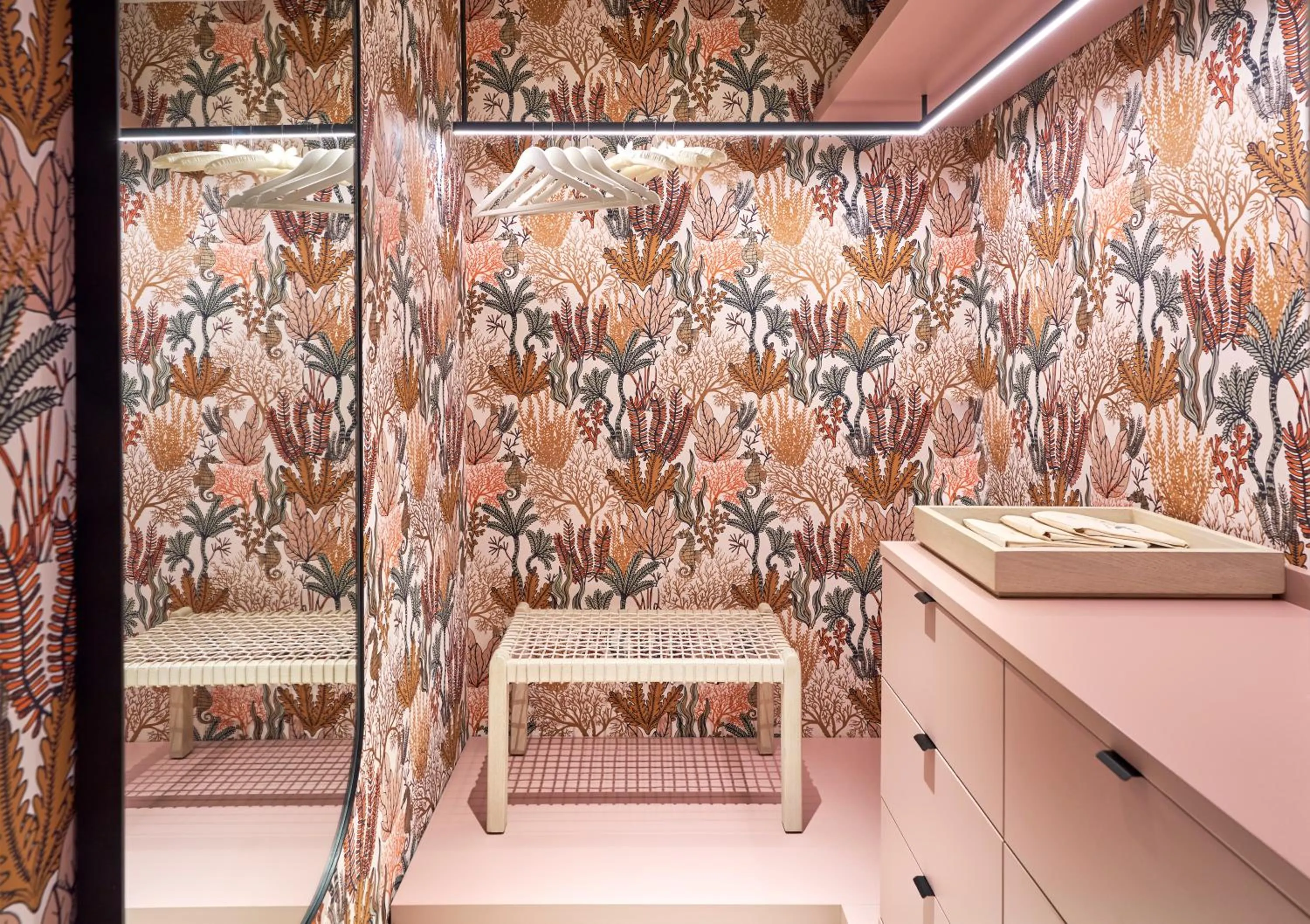 wardrobe in LUX* Belle Mare Resort & Villas