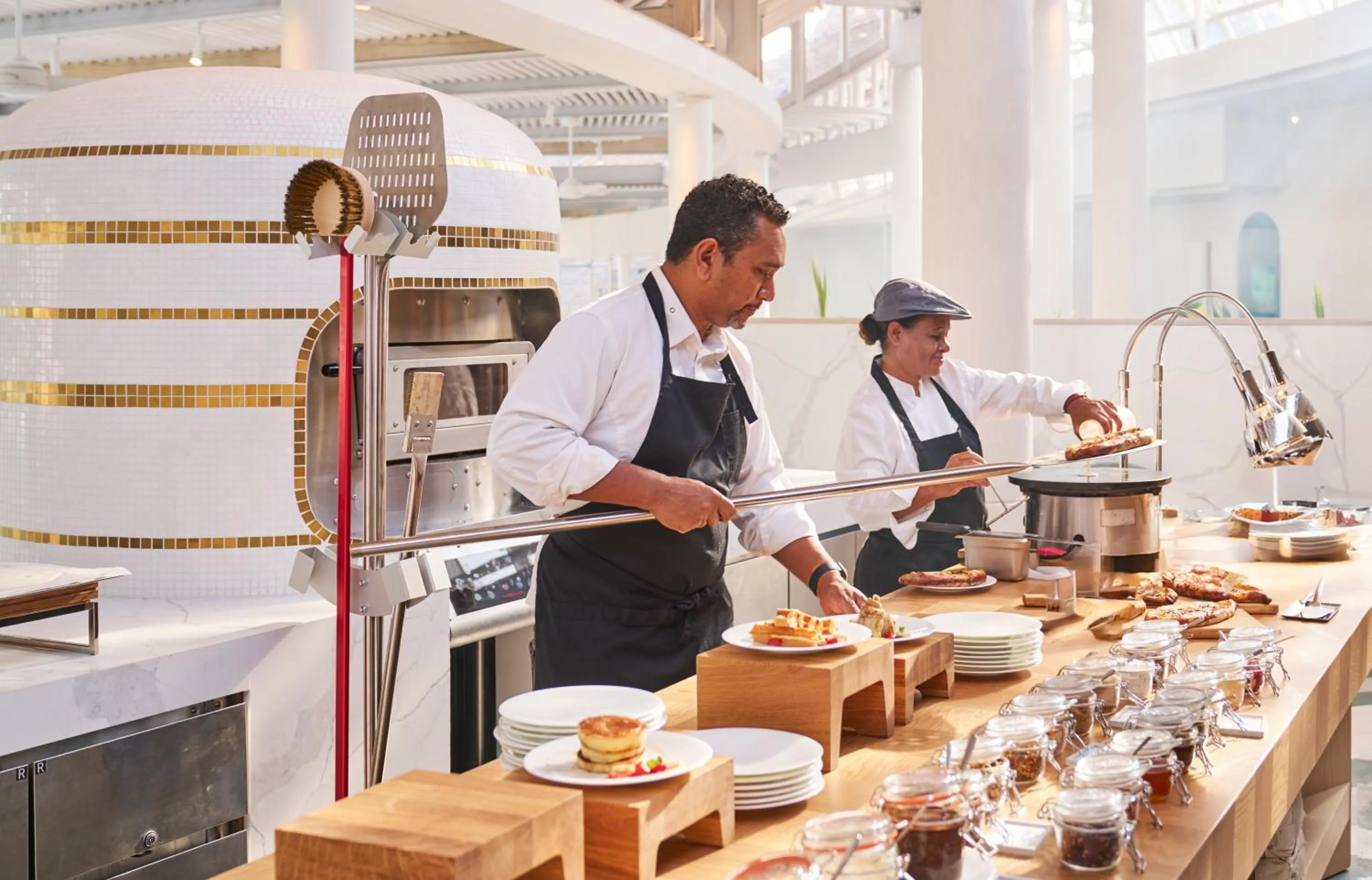 kitchen in LUX* Belle Mare Resort & Villas