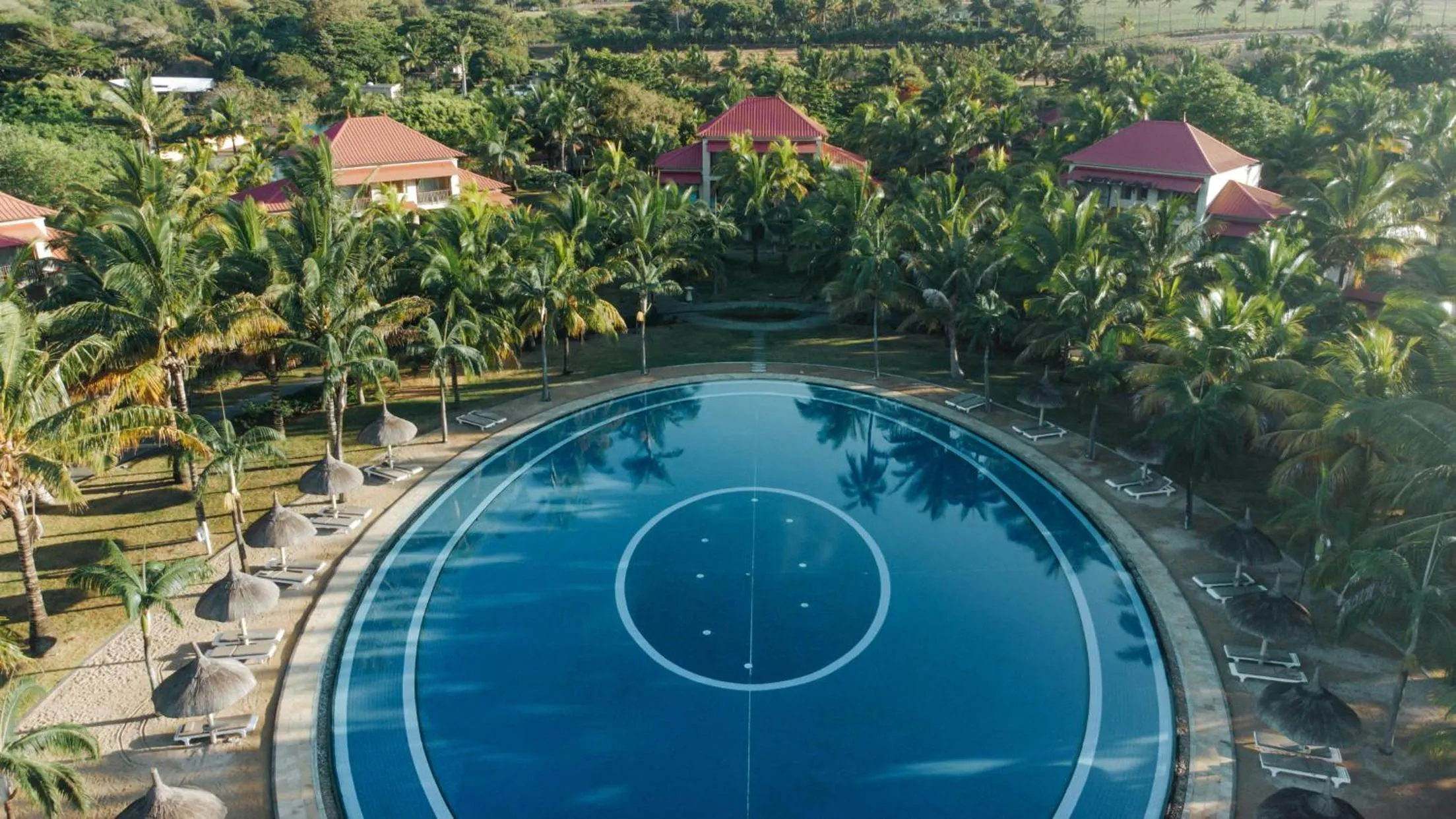 Bird's eye view in Tamassa Bel Ombre