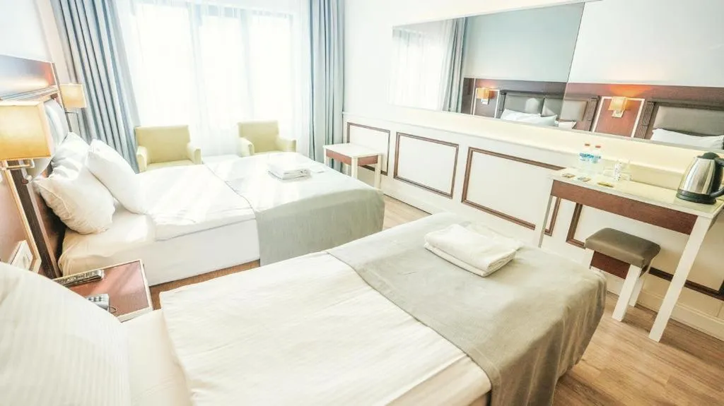 Bed in Seminal Hotel Taksim