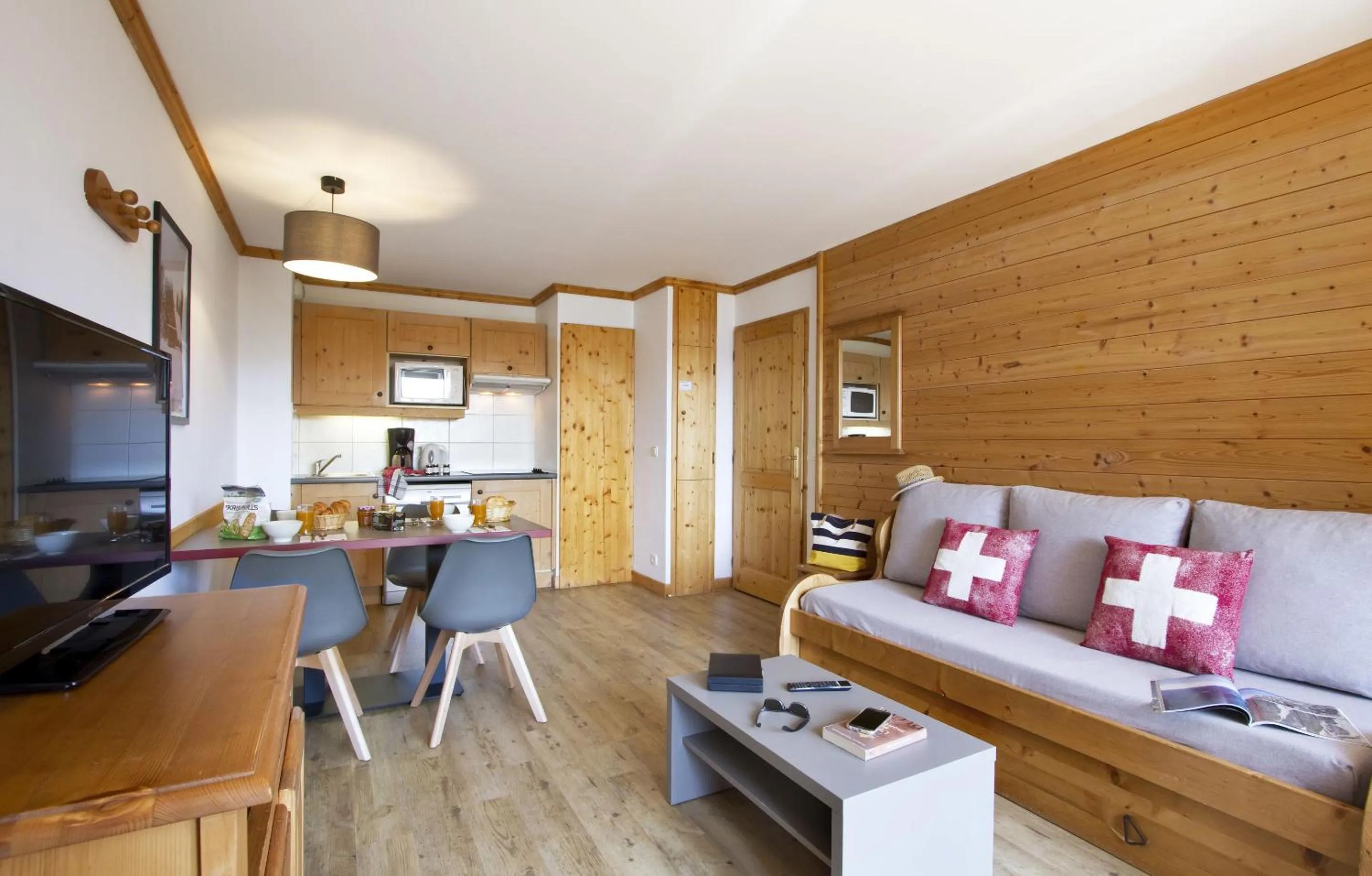 Seating area in Résidence Odalys Les Belles Roches