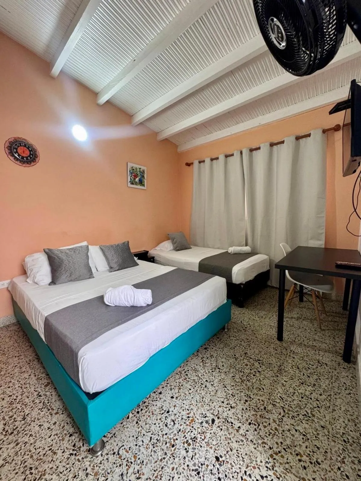 Bed in Casa de Pinos Hotel