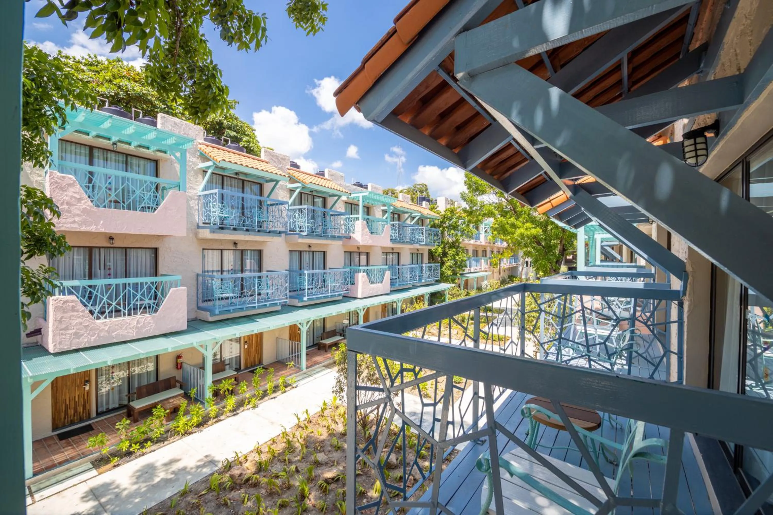 Inner courtyard view in Baan Samui Resort - SHA Extra Plus