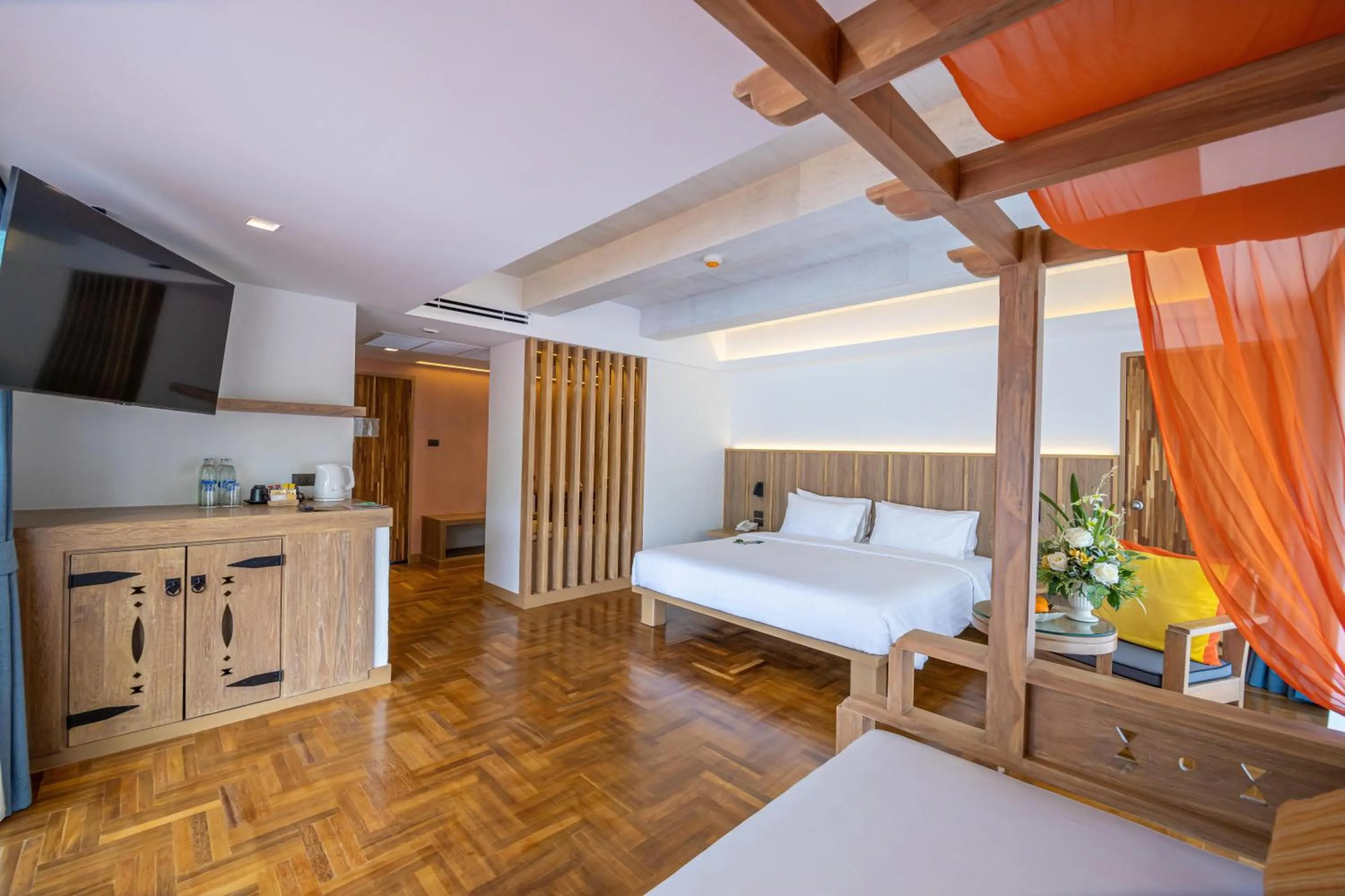 Bed in Baan Samui Resort - SHA Extra Plus