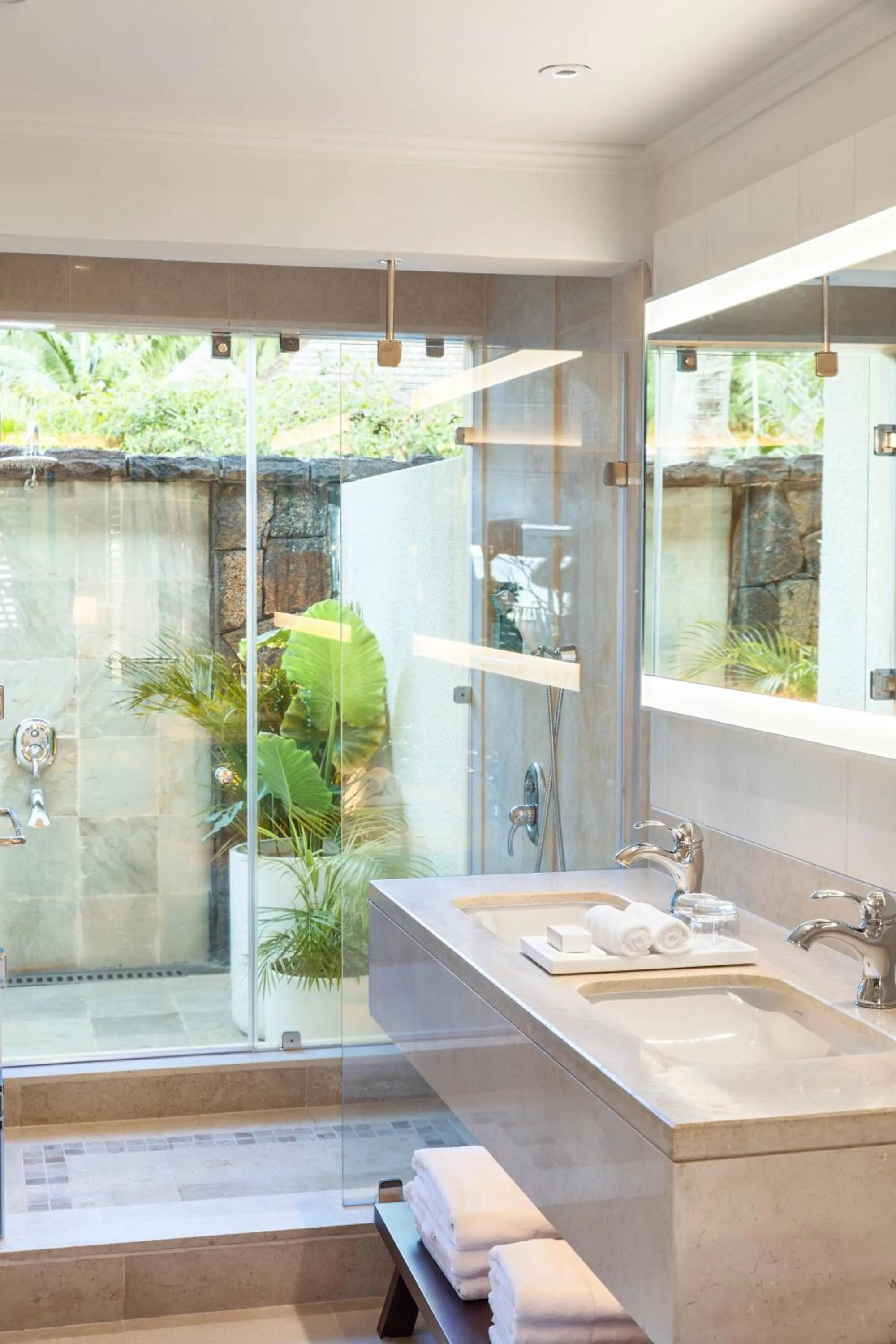 Bathroom in LUX* Le Morne Resort