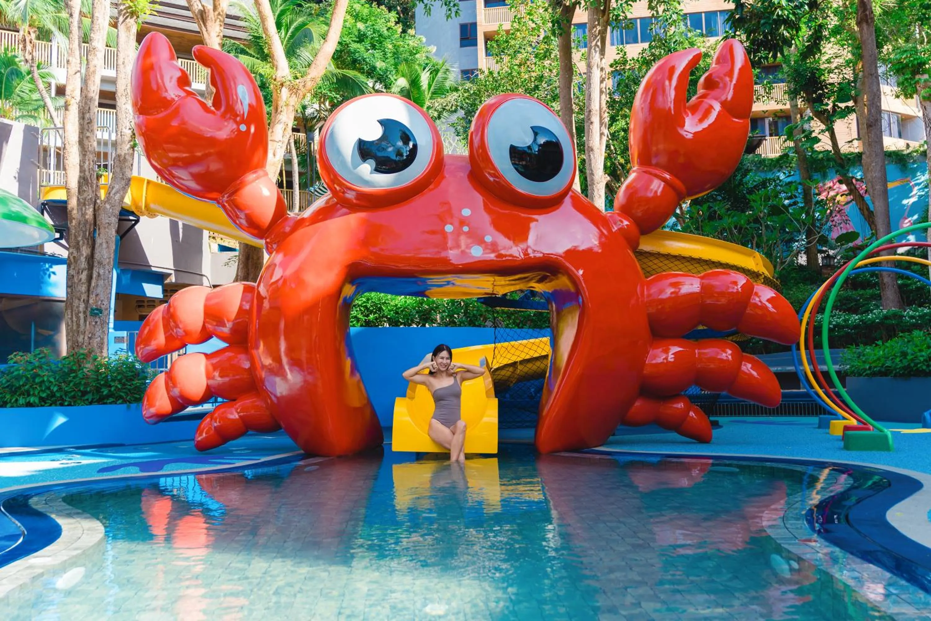 Aqua park in Holiday Inn Resort Krabi Ao Nang Beach by IHG