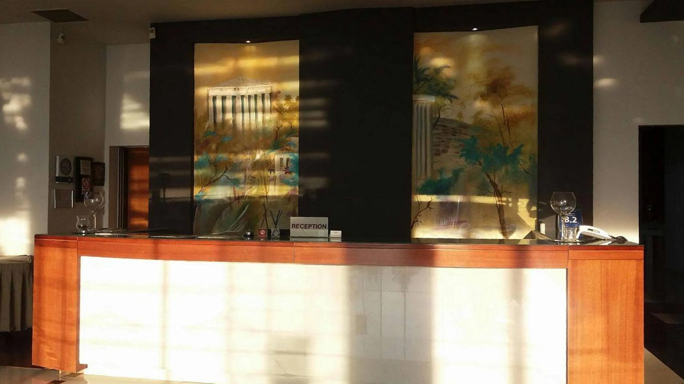 Decorative detail in Acropol Hotel