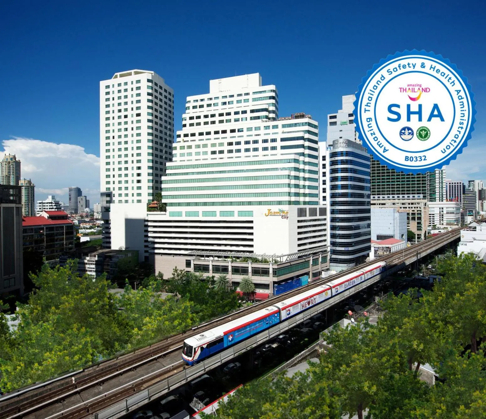 Property building in Jasmine City Hotel