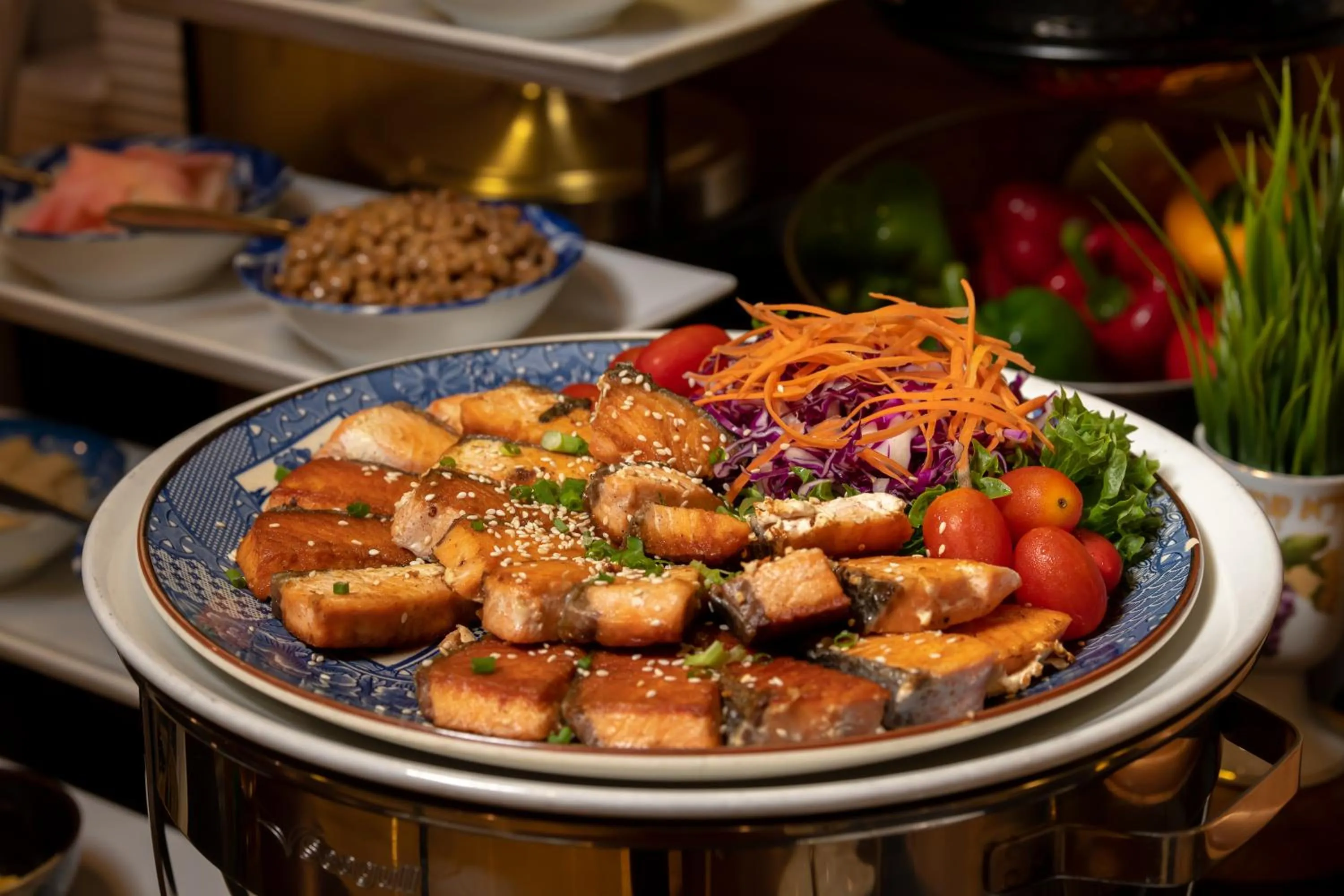 Buffet breakfast in Jasmine City Hotel